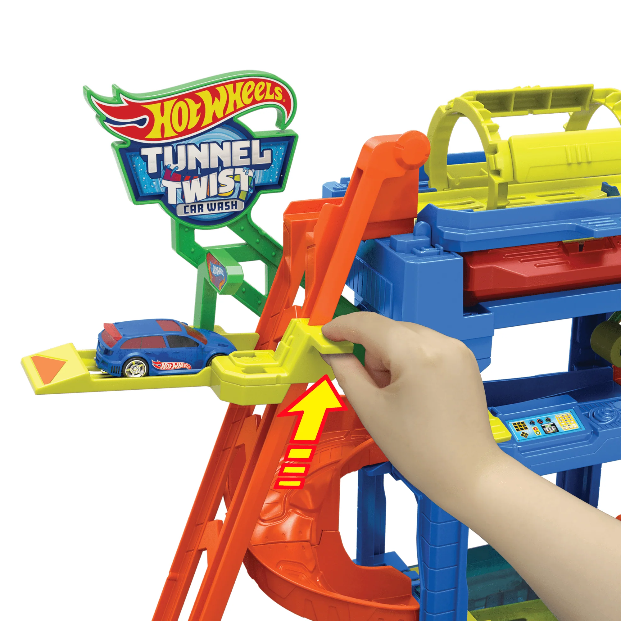 Hot Wheels  Ville  Color Shifters  Lave-Auto Tunnel Pivotant - Image 3