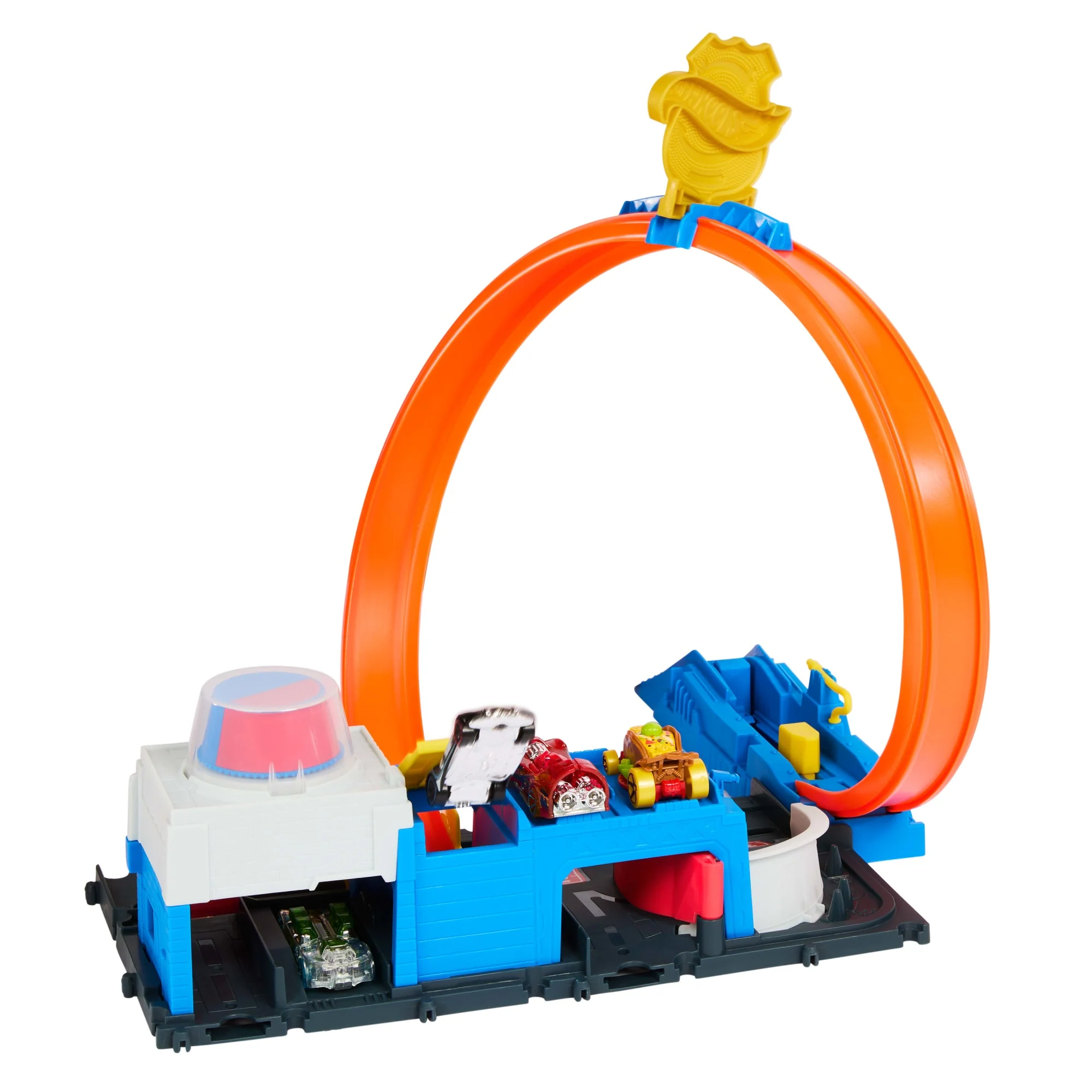 Hot Wheels  Ville  Coffret de Jeu  Super Station de Police, 1:64 - Image 4