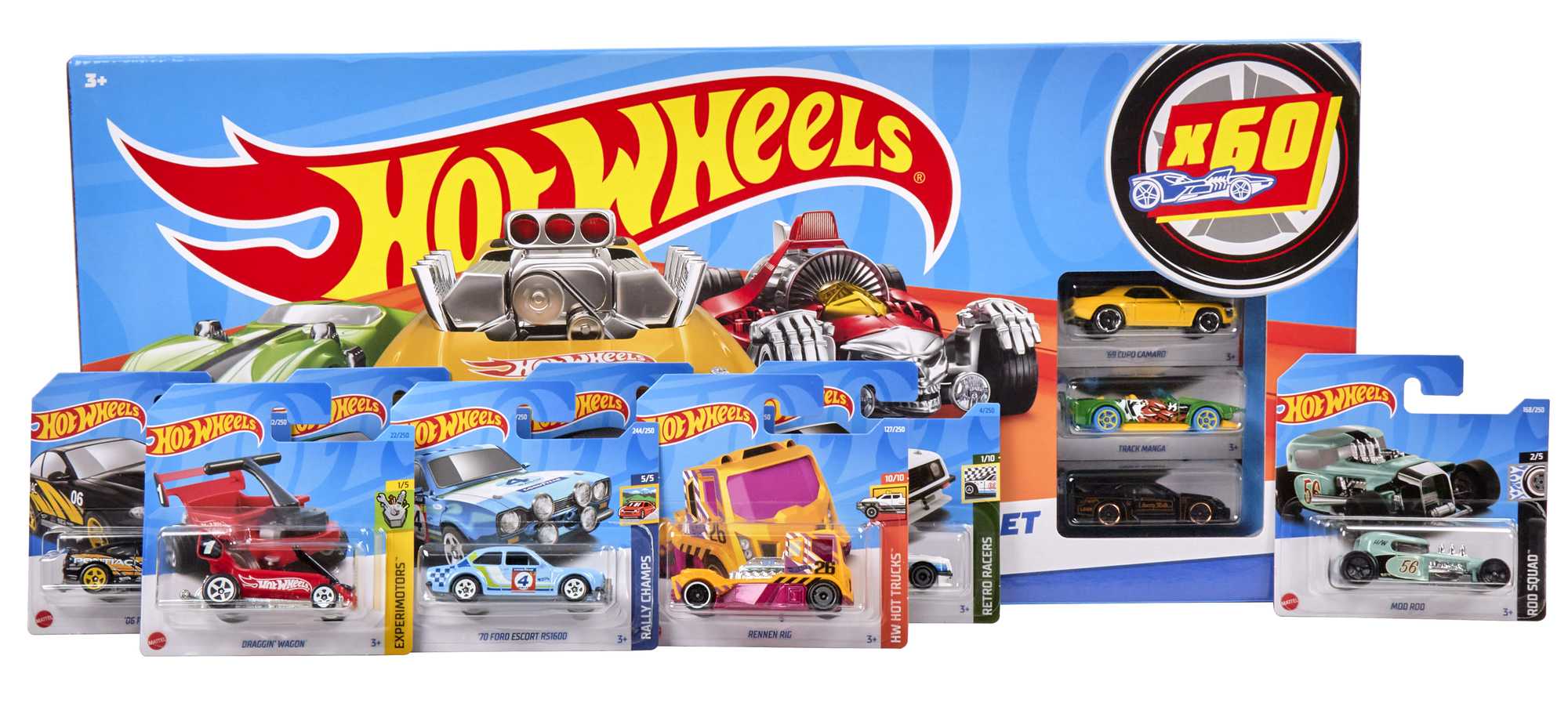 Hot Wheels®  Échelle1:64  Coffret de 60Véhicules de Collection - Image 5
