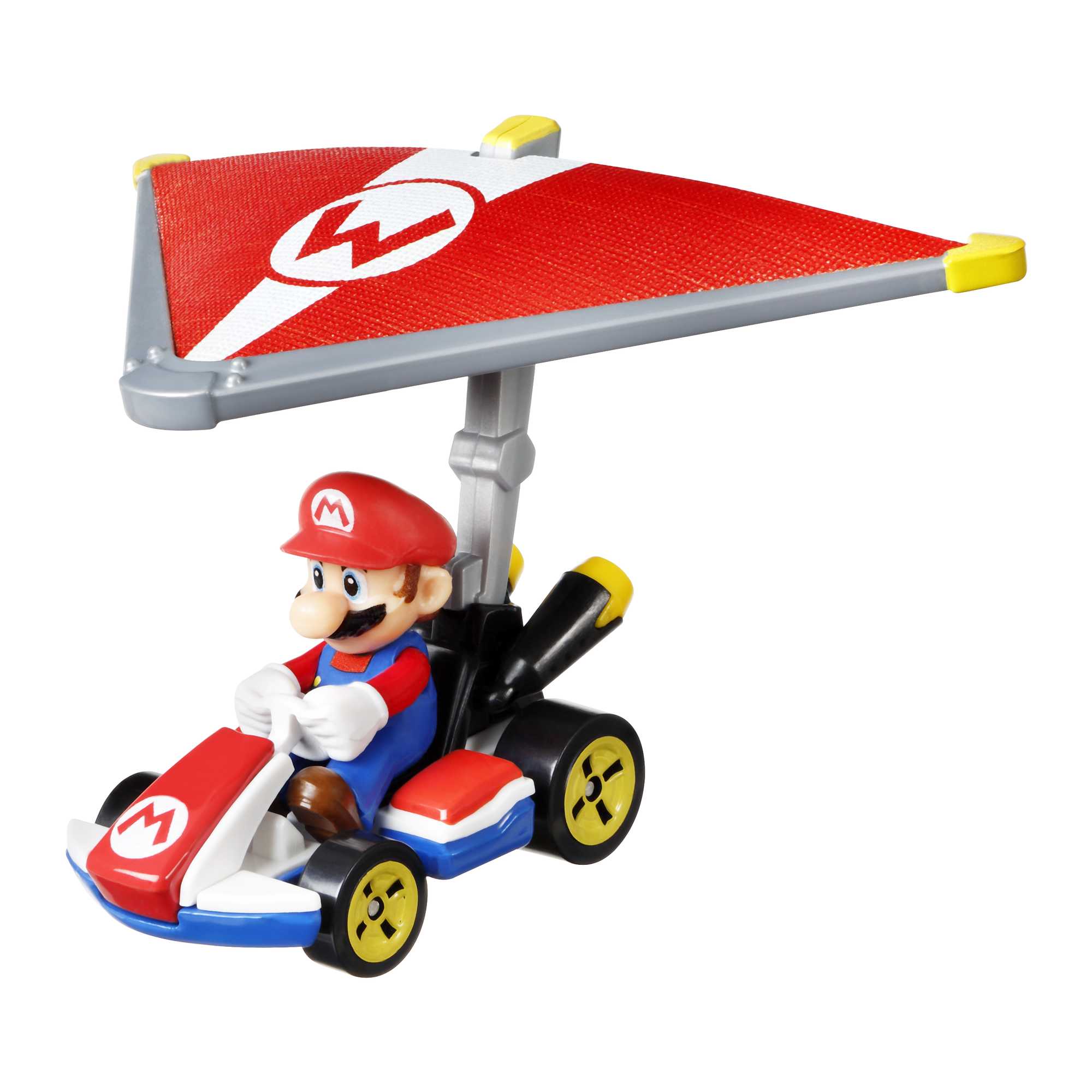 Hot Wheels Mario Kart Mario Standart Kart And Super Glider - Image 2