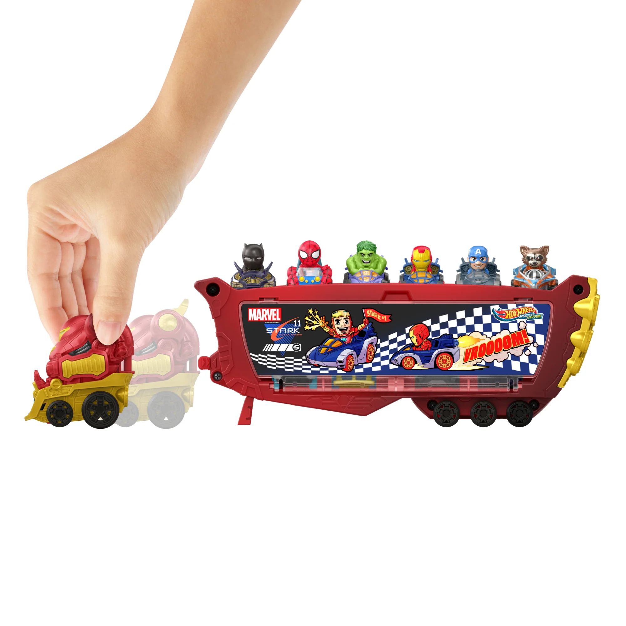 Hot Wheels Racerverse Marvel Camion Hulkbuster, Fig. Non Amovible - Image 2