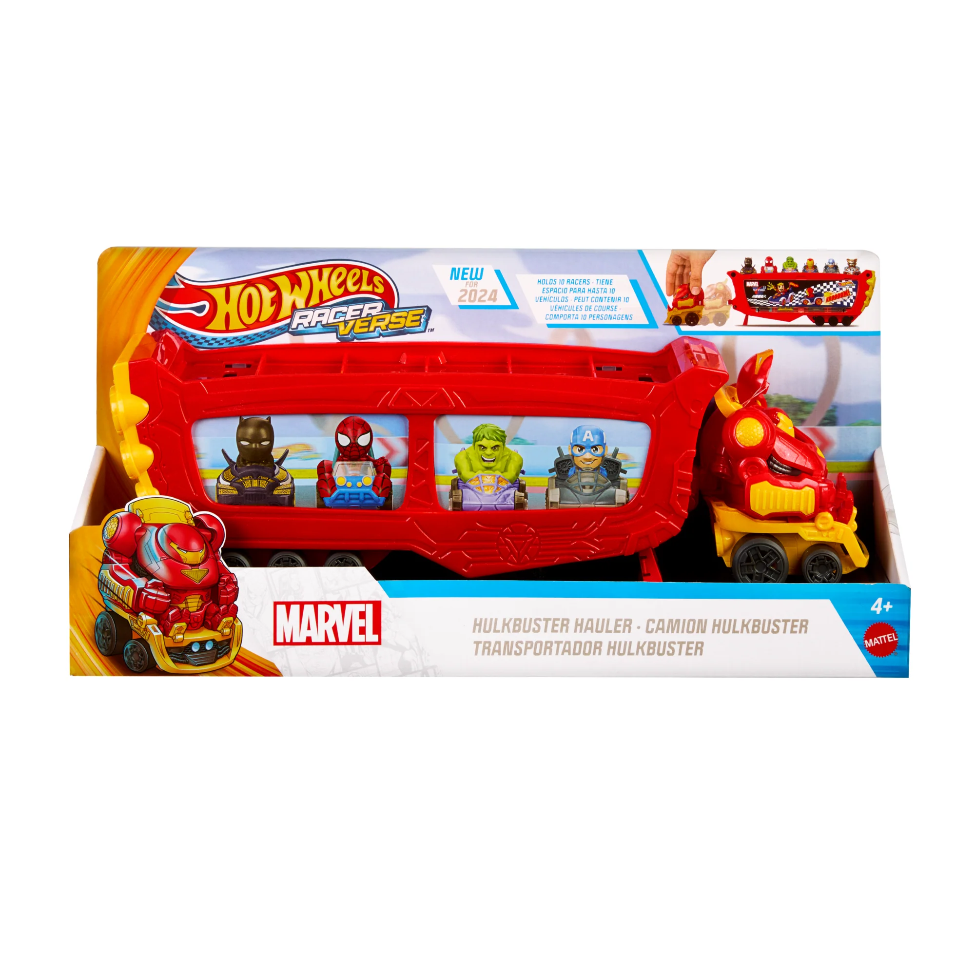 Hot Wheels Racerverse Marvel Camion Hulkbuster, Fig. Non Amovible - Image 6