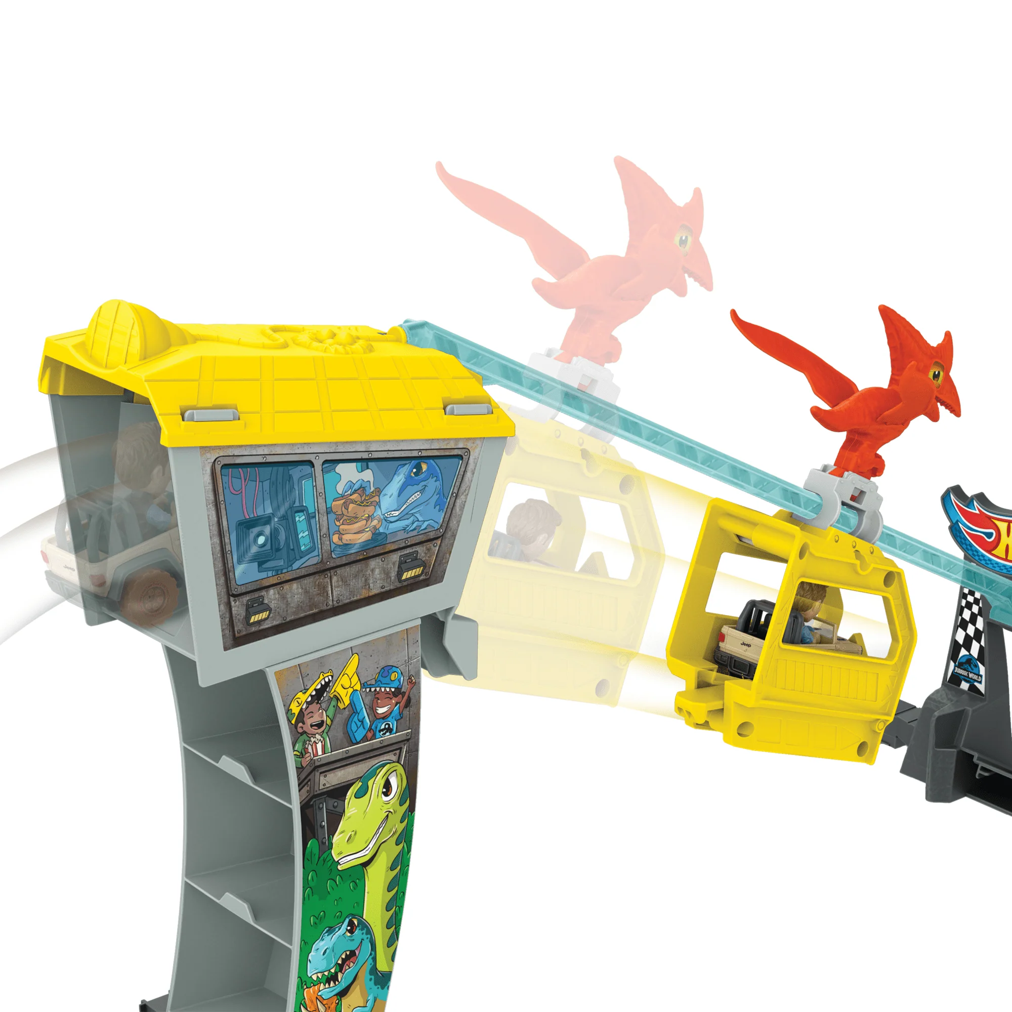 Hot Wheels  Racerverse  Jurassic World  La Course de Blue Le Raptor - Image 5
