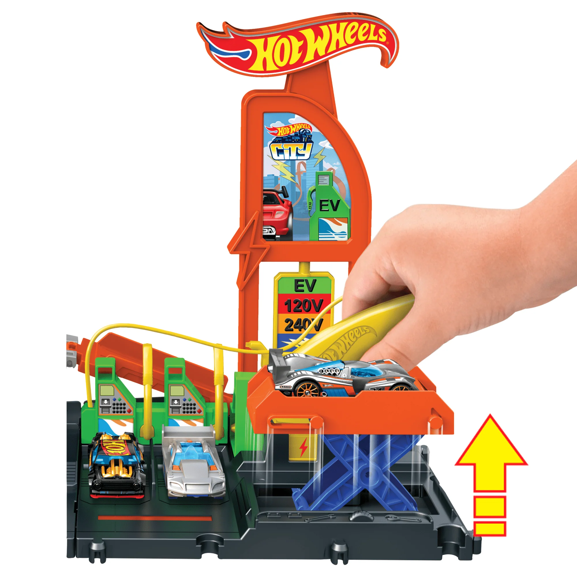 Hot Wheels  Ville  Station D’Énergie Super Recharge, Véhicule - Image 4
