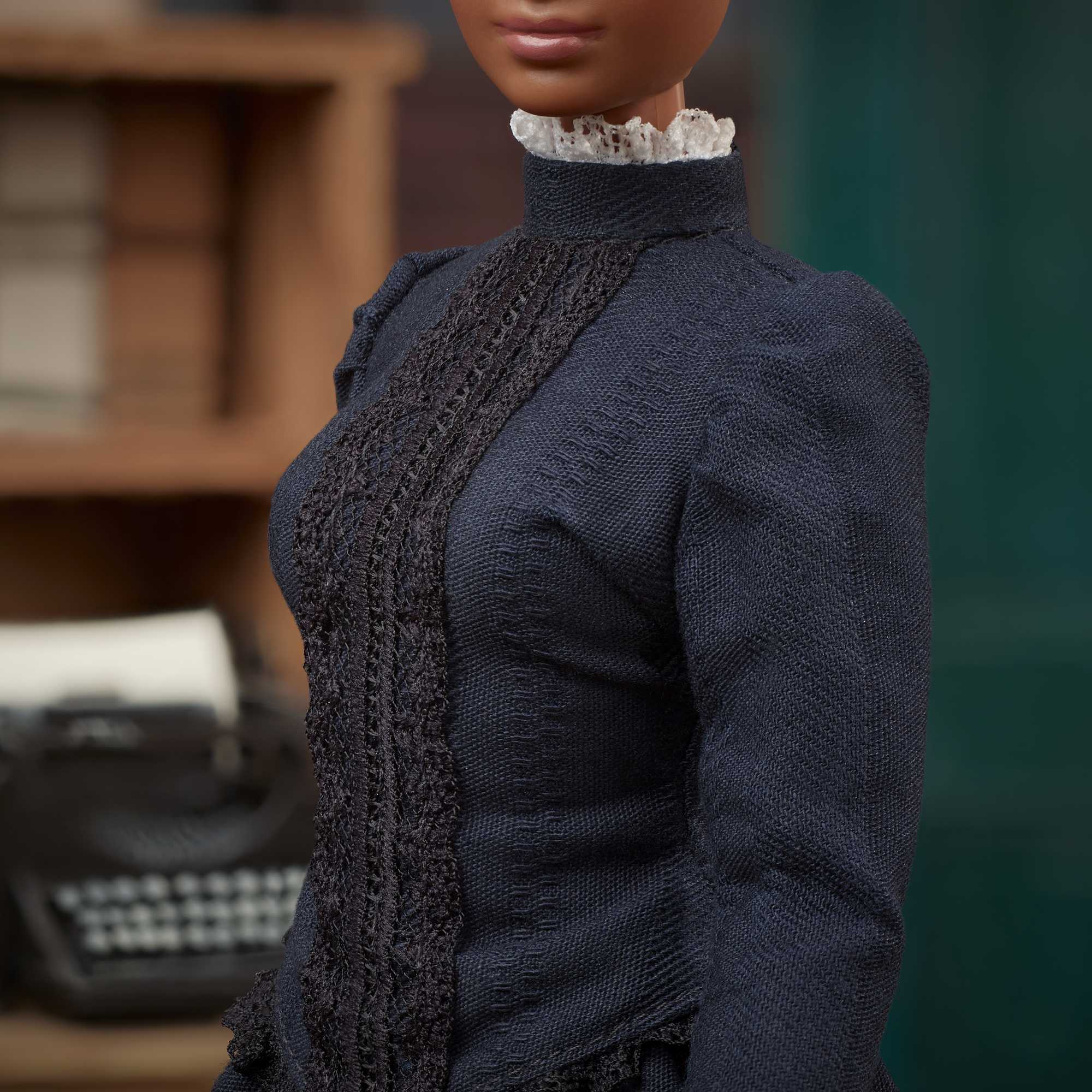 Barbie Inspiring Women Ida B. Wells Collectible Doll With Newspaper Accessory - Image 4