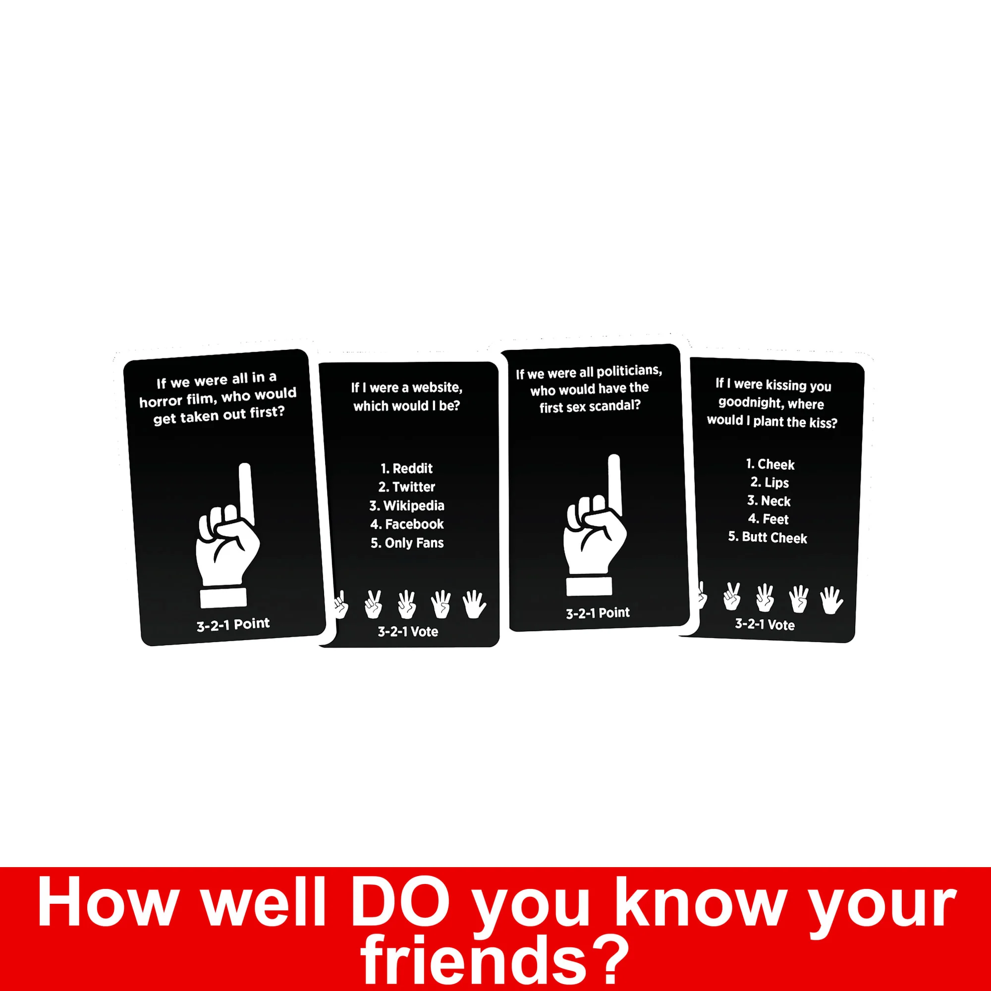If You Were A Party Game For Adults With Ridiculous Questions & Finger Voting For 3 To 8 Players - Image 3