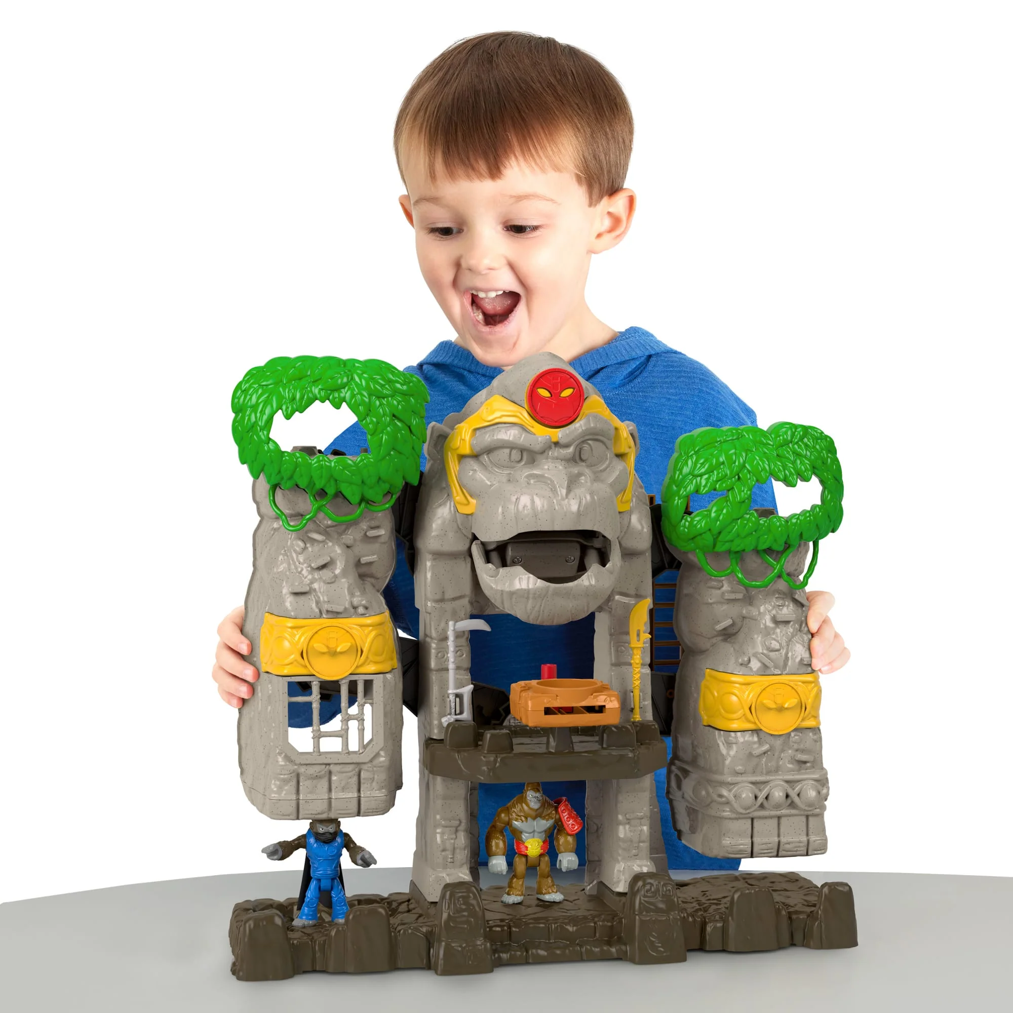 Imaginext-Forteresse des Gorilles-Coffret Figurines et Accessoires - Image 2
