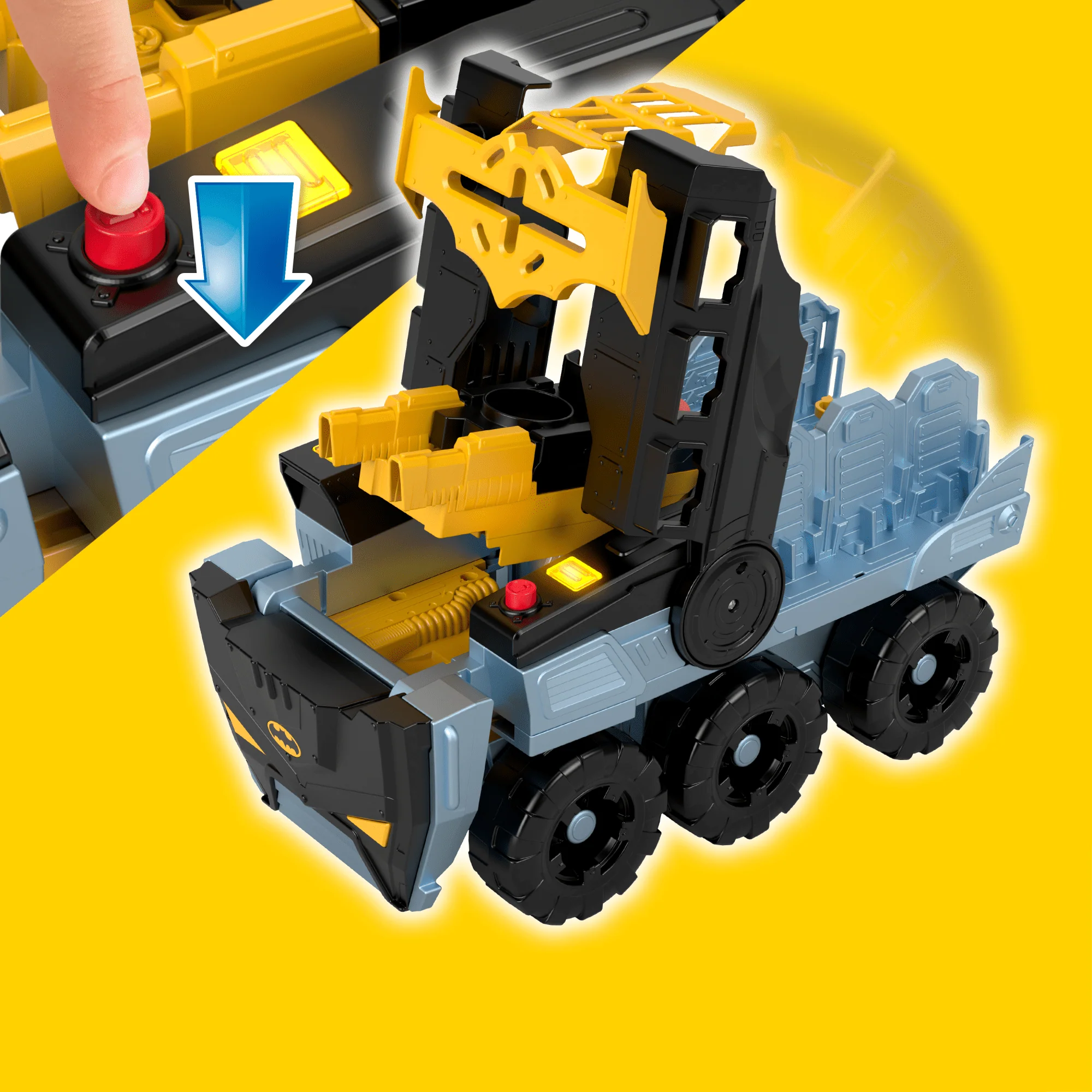 Imaginext  Dc Super Friends  Batchar Transformable, Figurine Batman - Image 3
