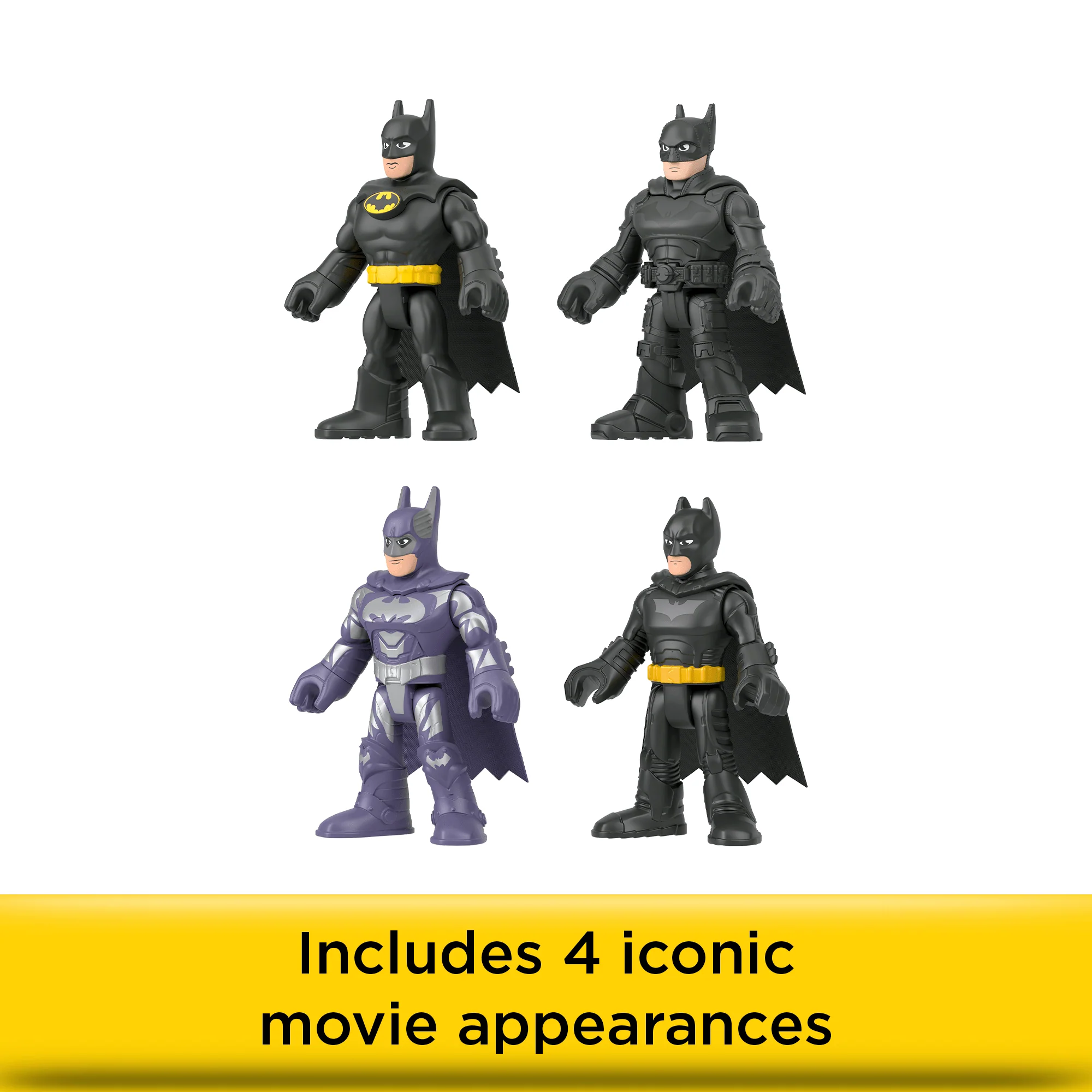 Imaginext DC Super Friends Batman 85th Anniversary Set With 4 Movie Figures - Image 3