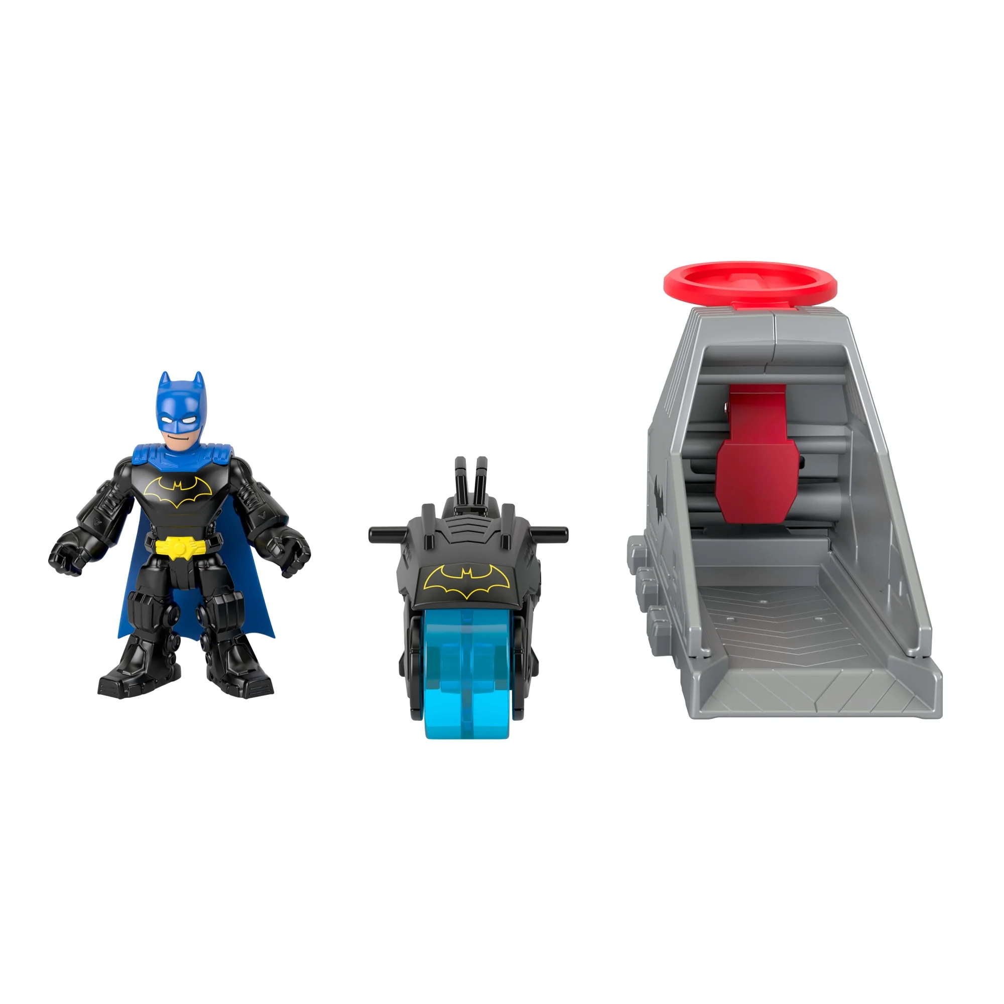 Imaginext DC Super Friends Launcher Set With 3-Inch Batman Action Figure, Toy Vehicle & Housing Unit - Image 5