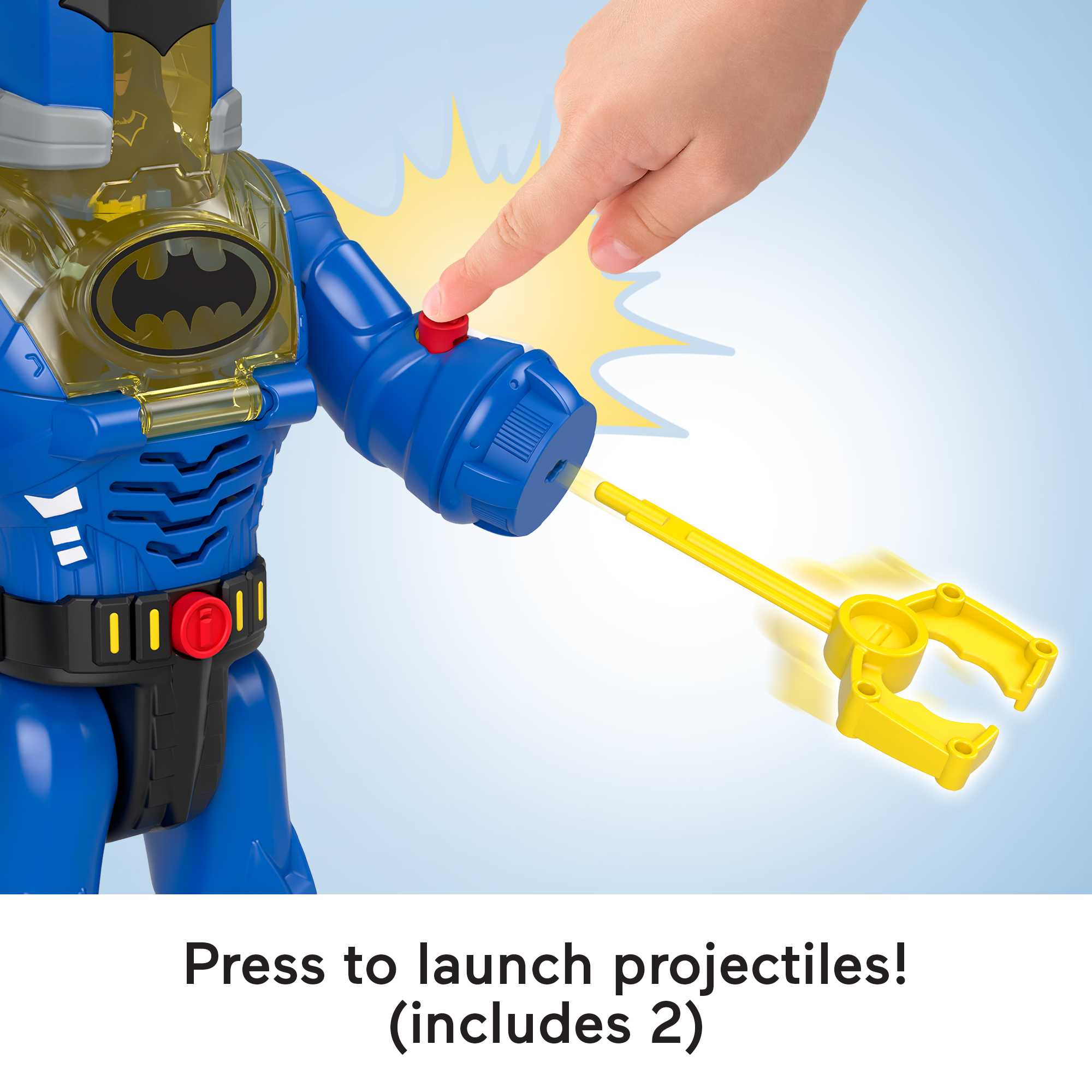 Imaginext DC Super Friends Batman Toys, Robot With Lights Sounds And insider Figure, Preschool Toys - Image 4