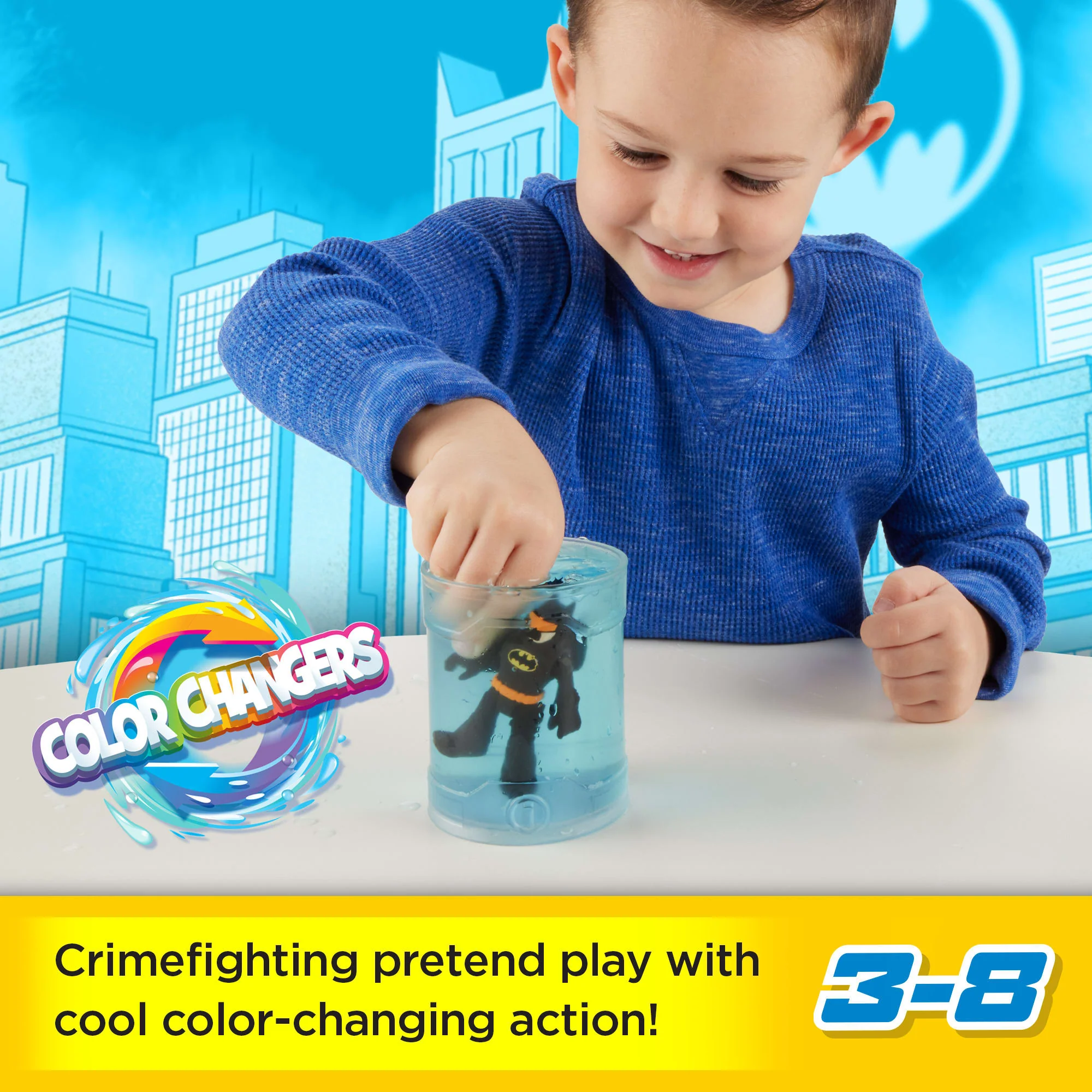 Imaginext DC Super Friends Color Changers Batman & Two-Face 3-Piece Figure Set For Kids - Image 2