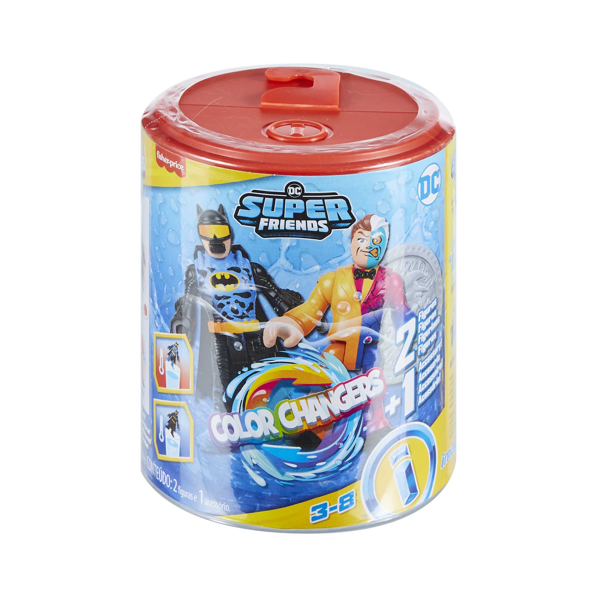 Imaginext DC Super Friends Color Changers Batman & Two-Face 3-Piece Figure Set For Kids - Image 6