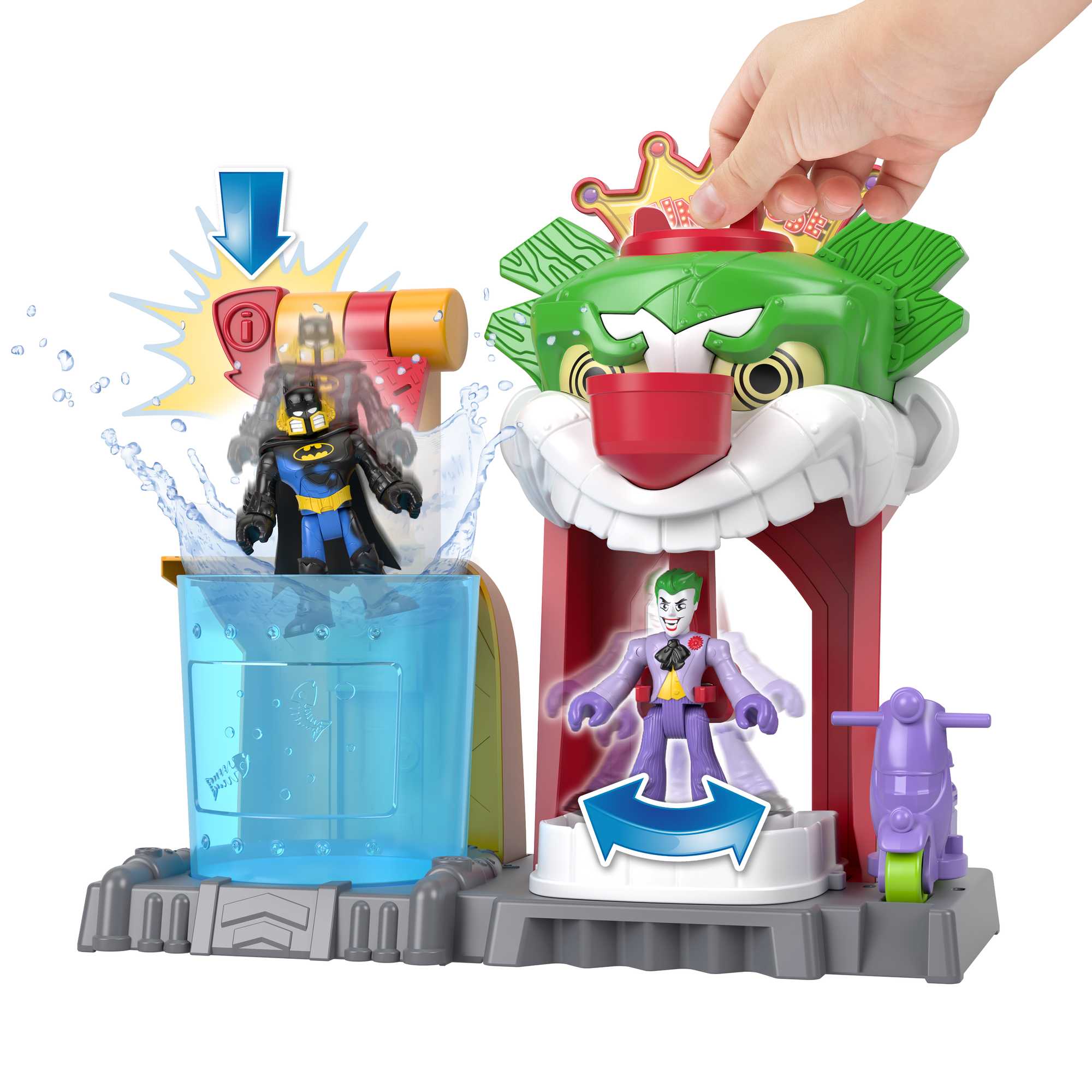 Imaginext DCsf Color Changers La Maison de Fous du Joker - Image 4