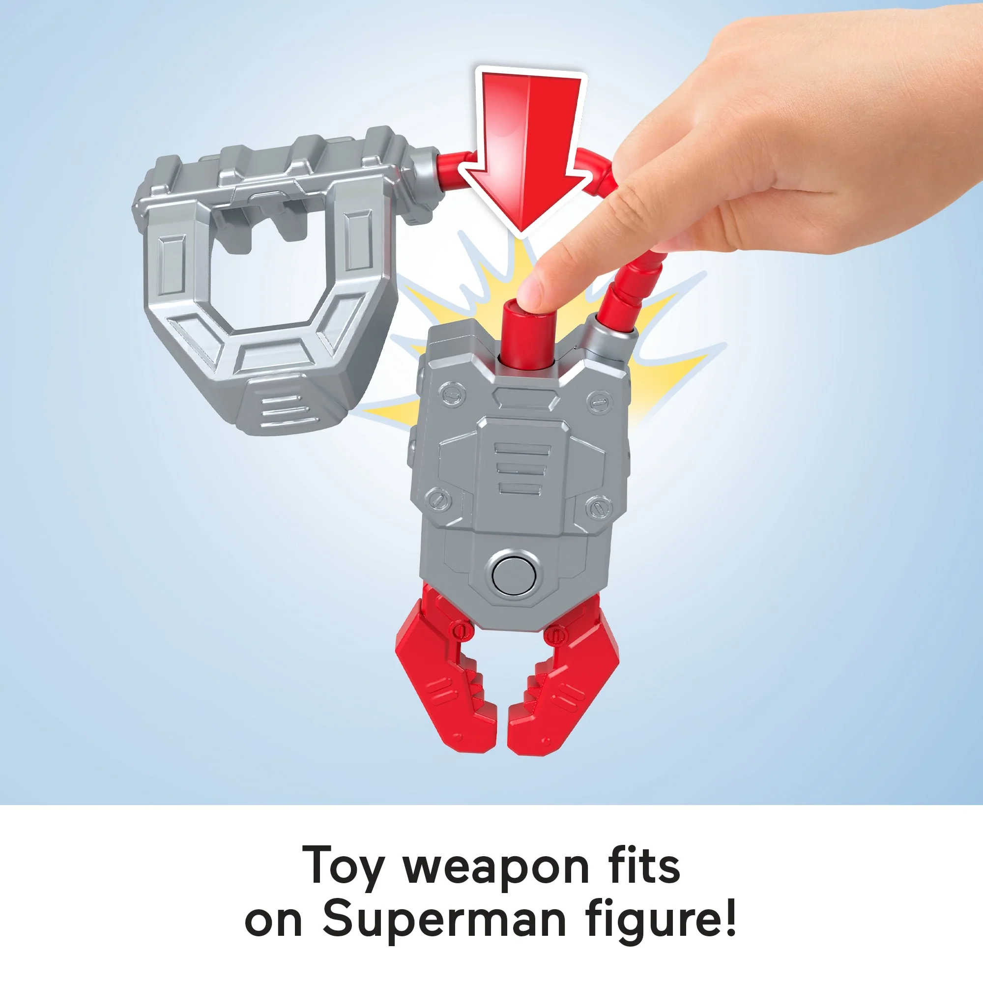 Fisher-Price Imaginext DC Super Friends Metal Force Superman Action Figures & Accessory Set - Image 3