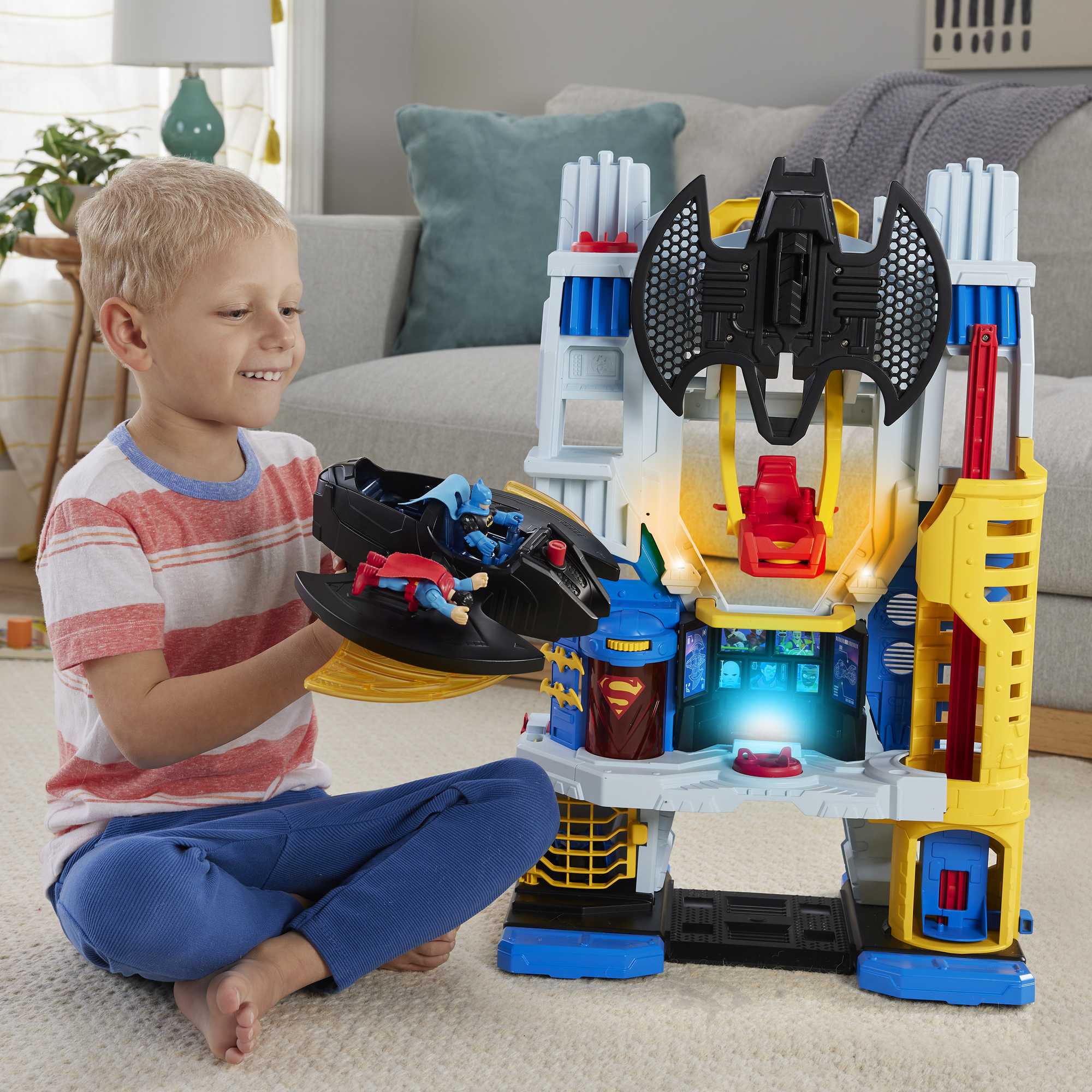 Imaginext-Quartier Général-Coffret 10 Éléments Avec Figurine Batman - Image 2