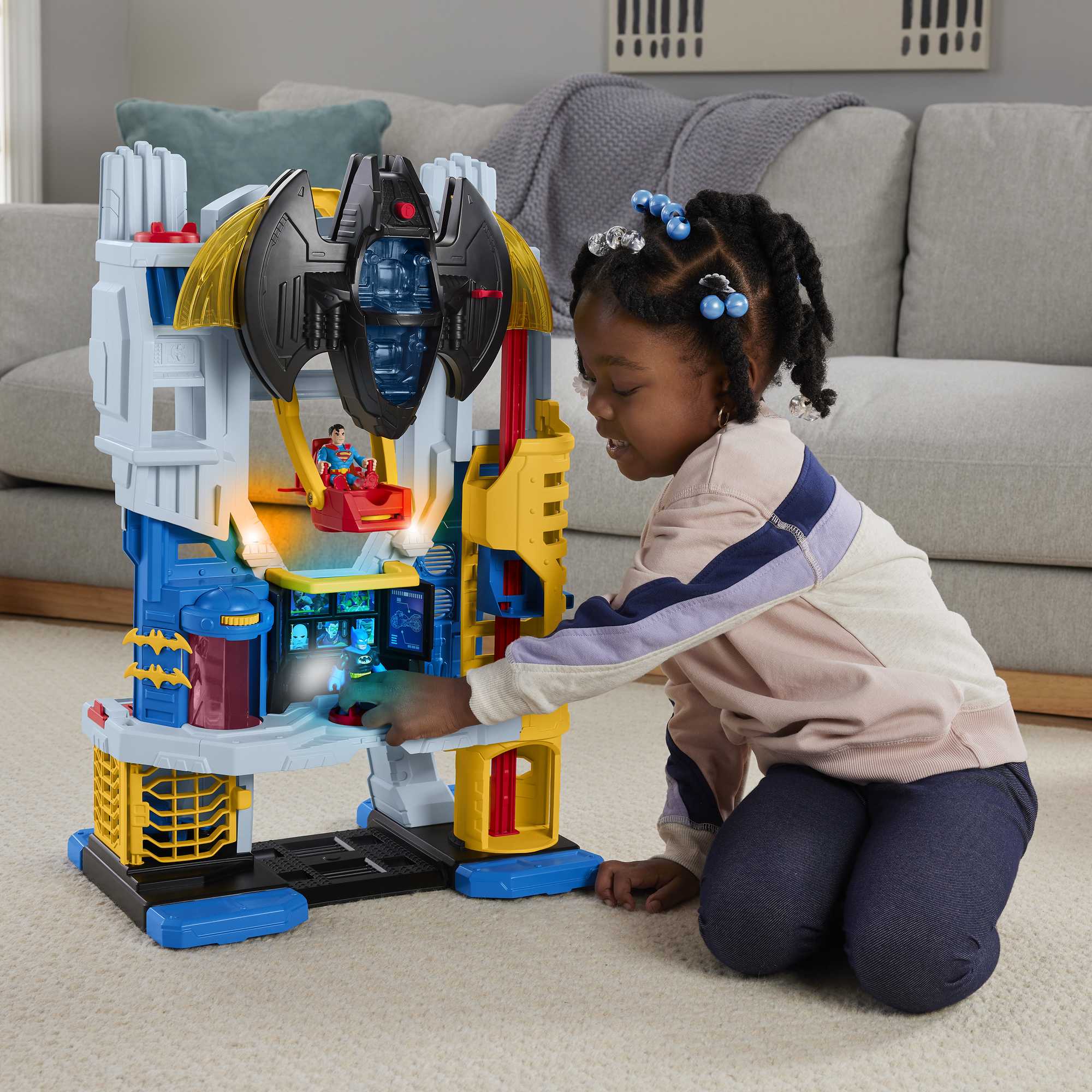 Imaginext-Quartier Général-Coffret 10 Éléments Avec Figurine Batman - Image 3