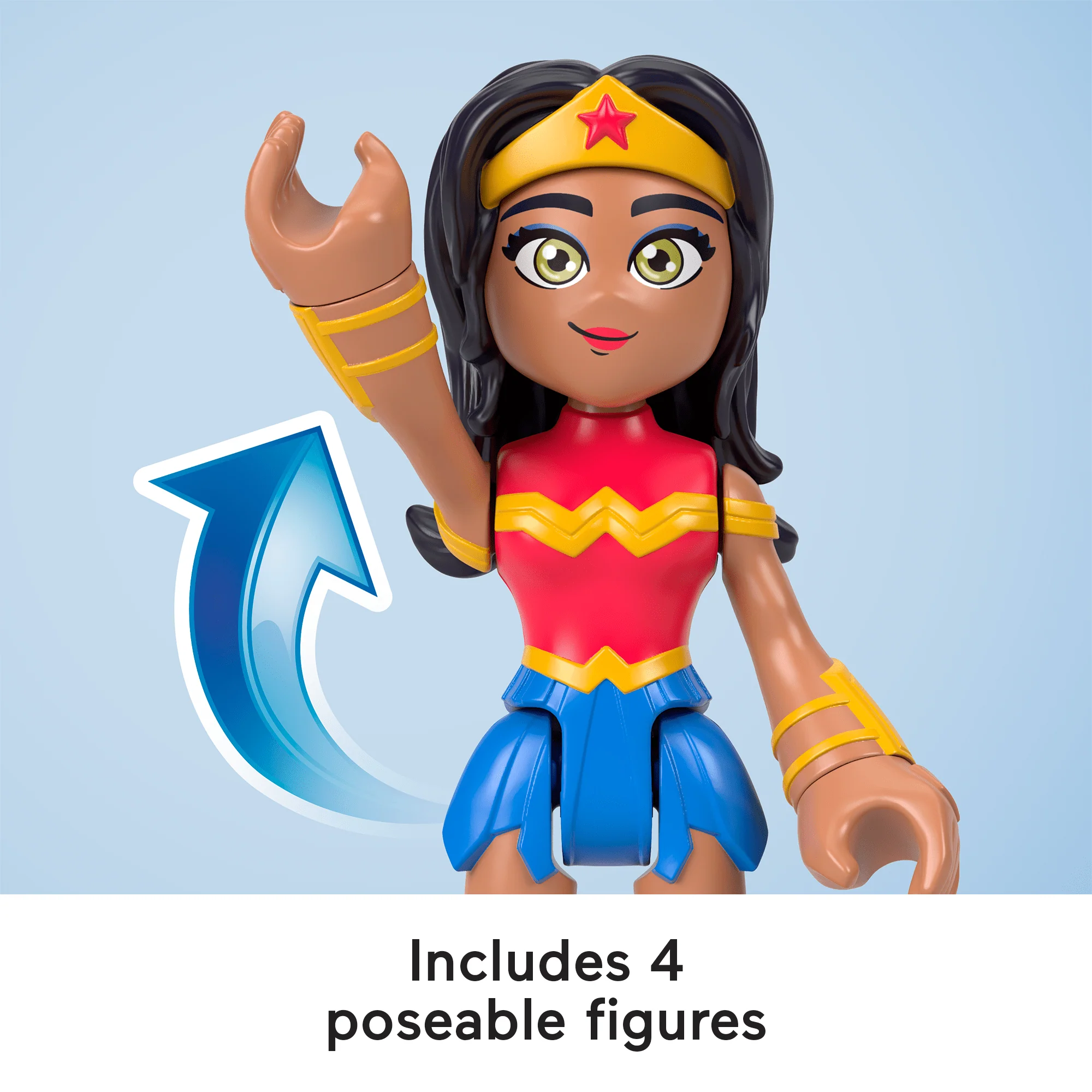Imaginext DC Super Friends Rivals Pack 8-Piece Figures & Accessories Set, Preschool Toys - Image 4