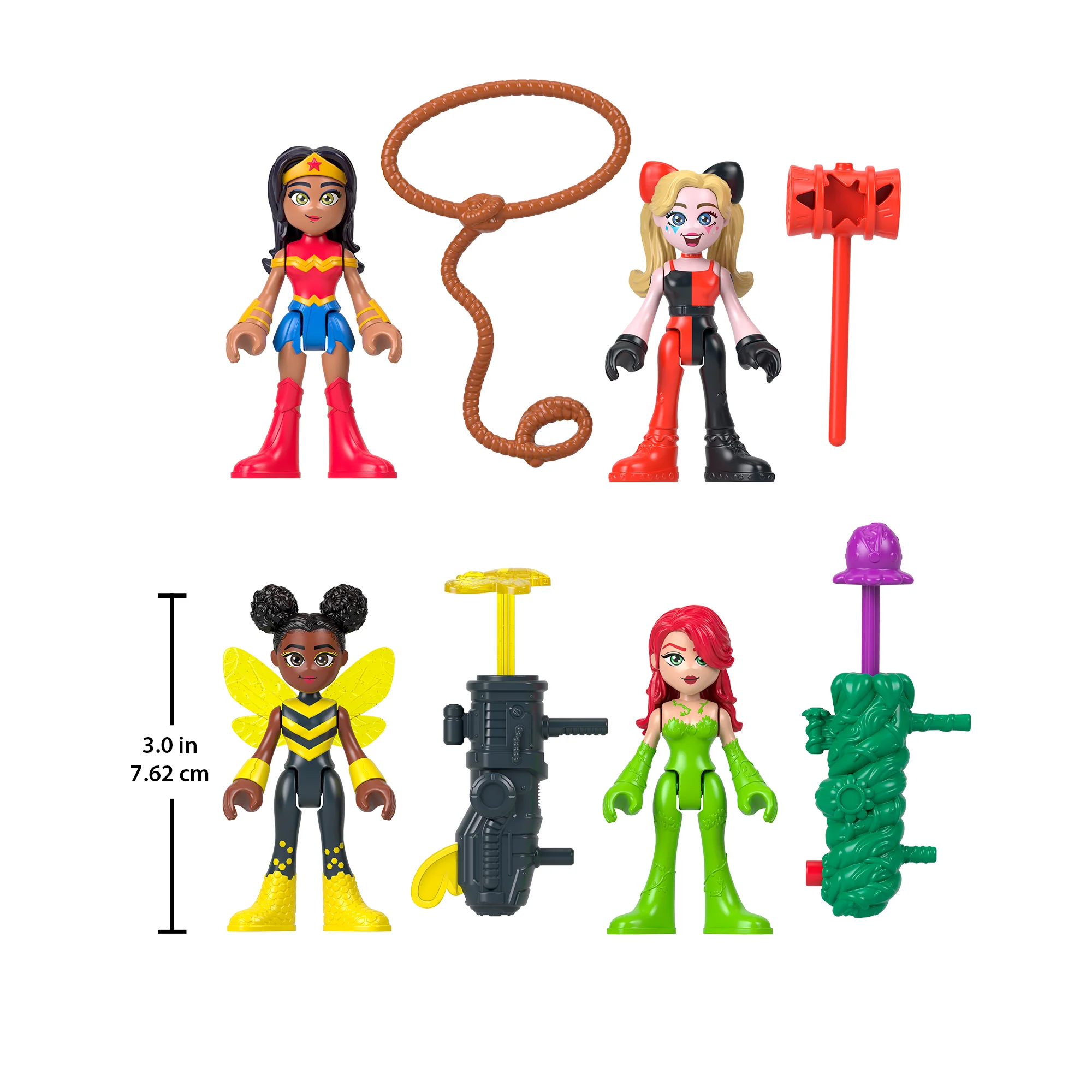 Imaginext DC Super Friends Rivals Pack 8-Piece Figures & Accessories Set, Preschool Toys - Image 5