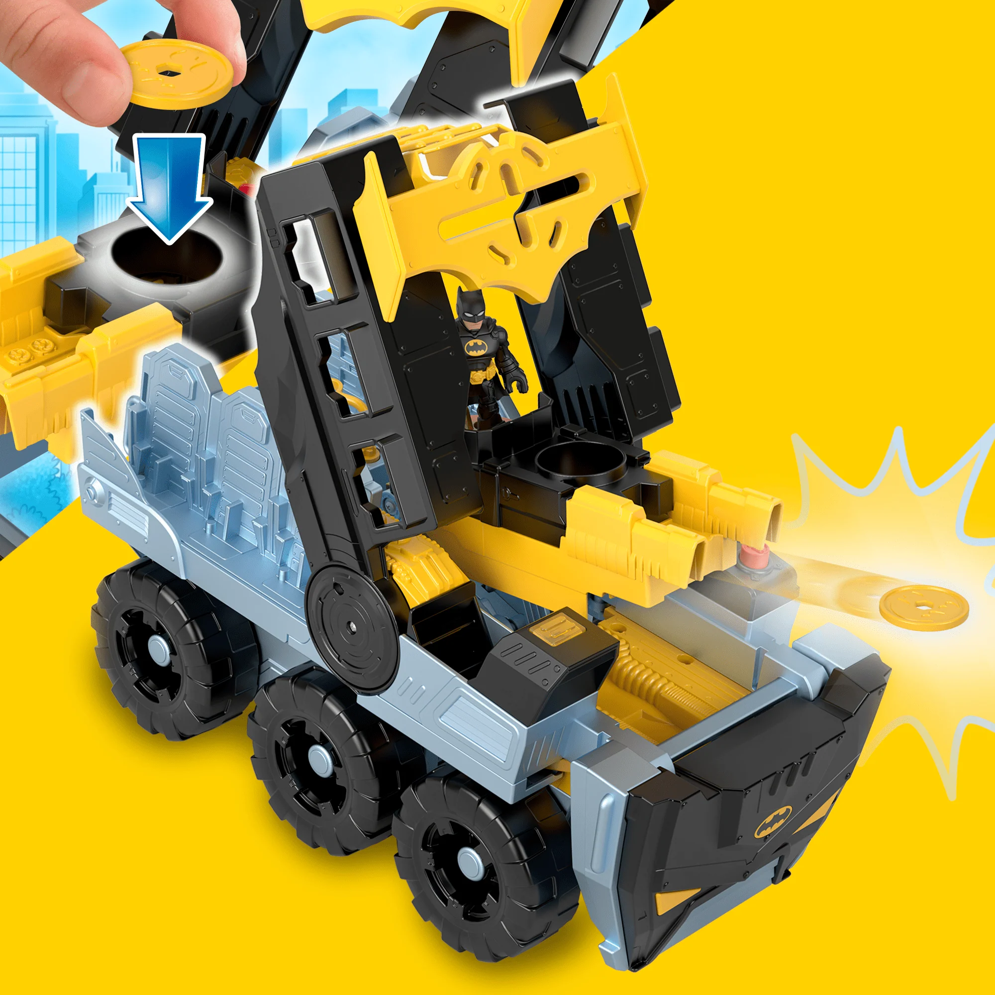 Imaginext DC Super Friends Vehículo de Juguete Mega Batimóvil - Image 4