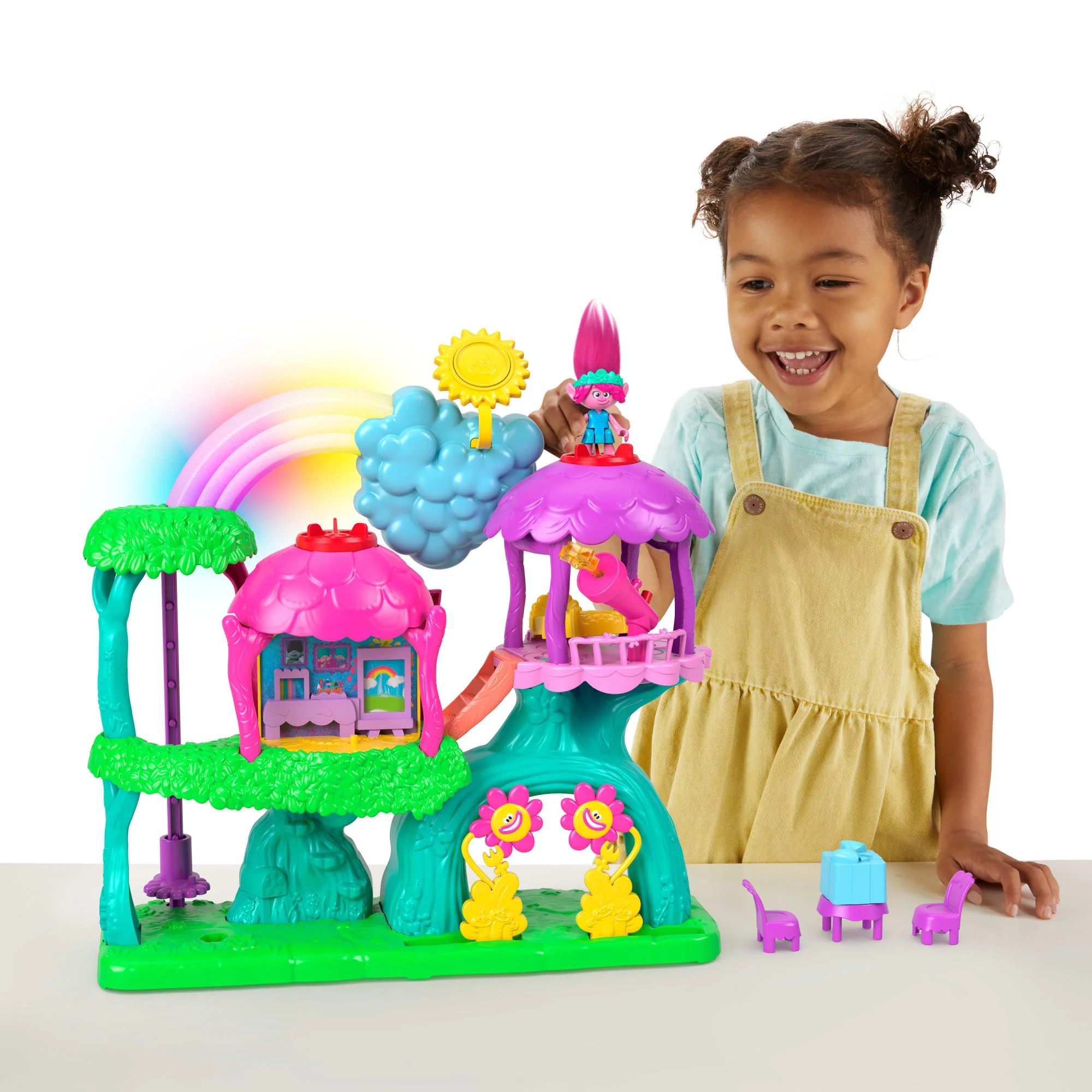 Imaginext-Dreamworks Trolls-Coffret Cabane Arc-en-Ciel - Image 2