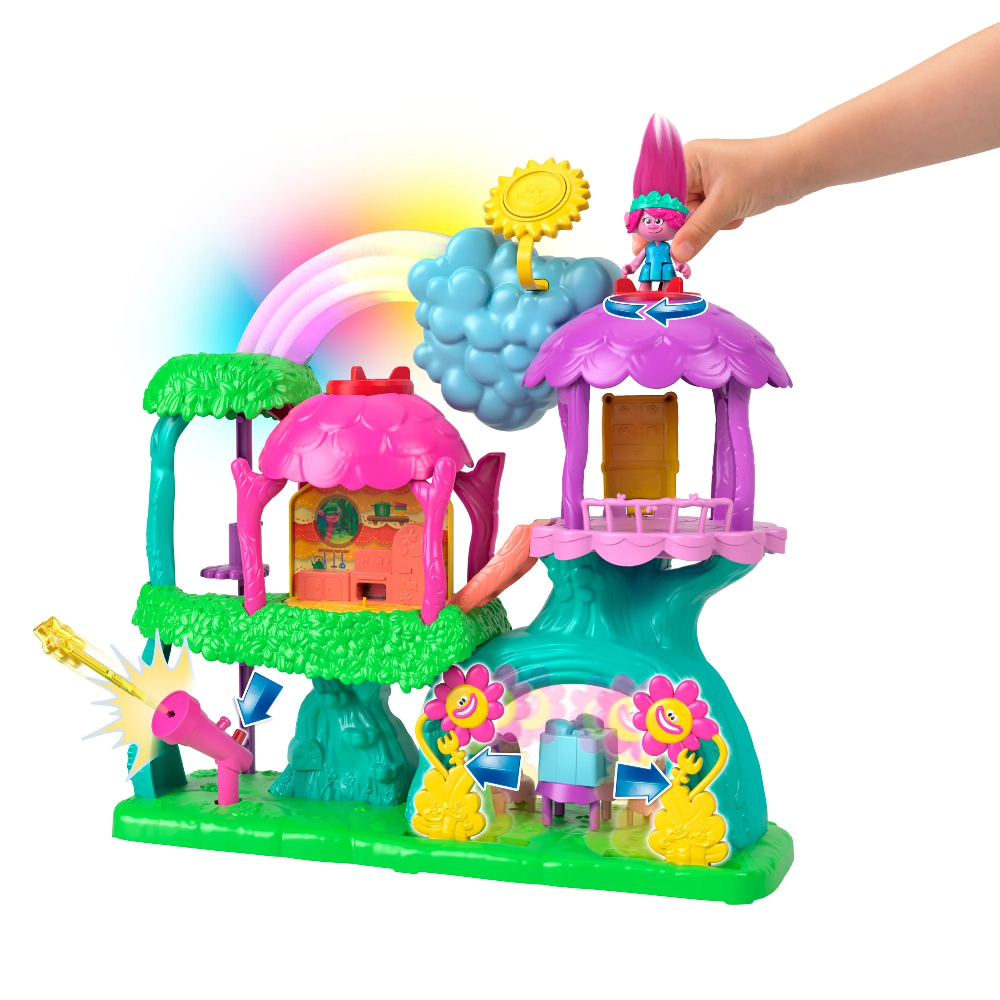 Imaginext-Dreamworks Trolls-Coffret Cabane Arc-en-Ciel - Image 3