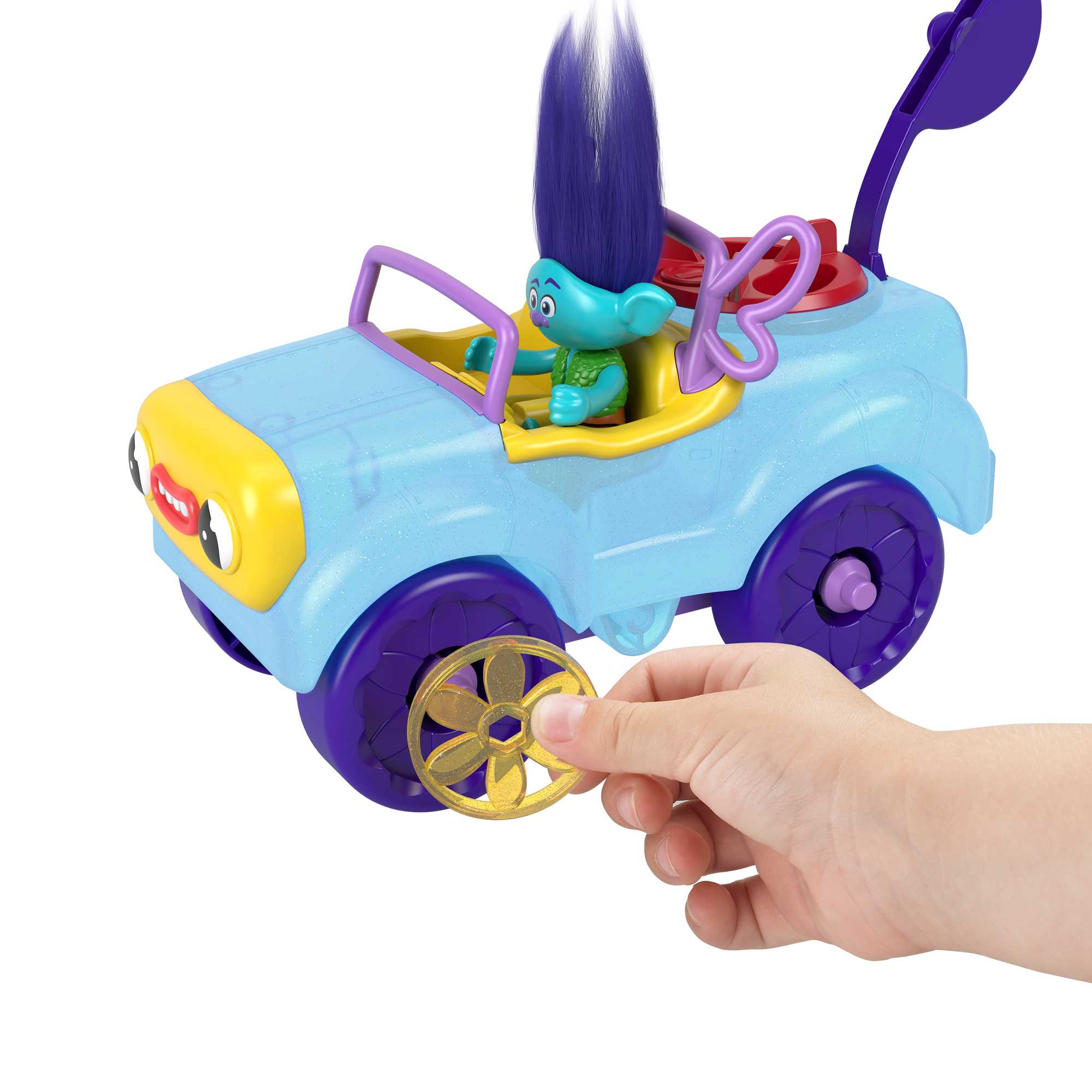 Imaginext Dreamworks Trolls Le Buggy de Branche, 4 Éléments - Image 3