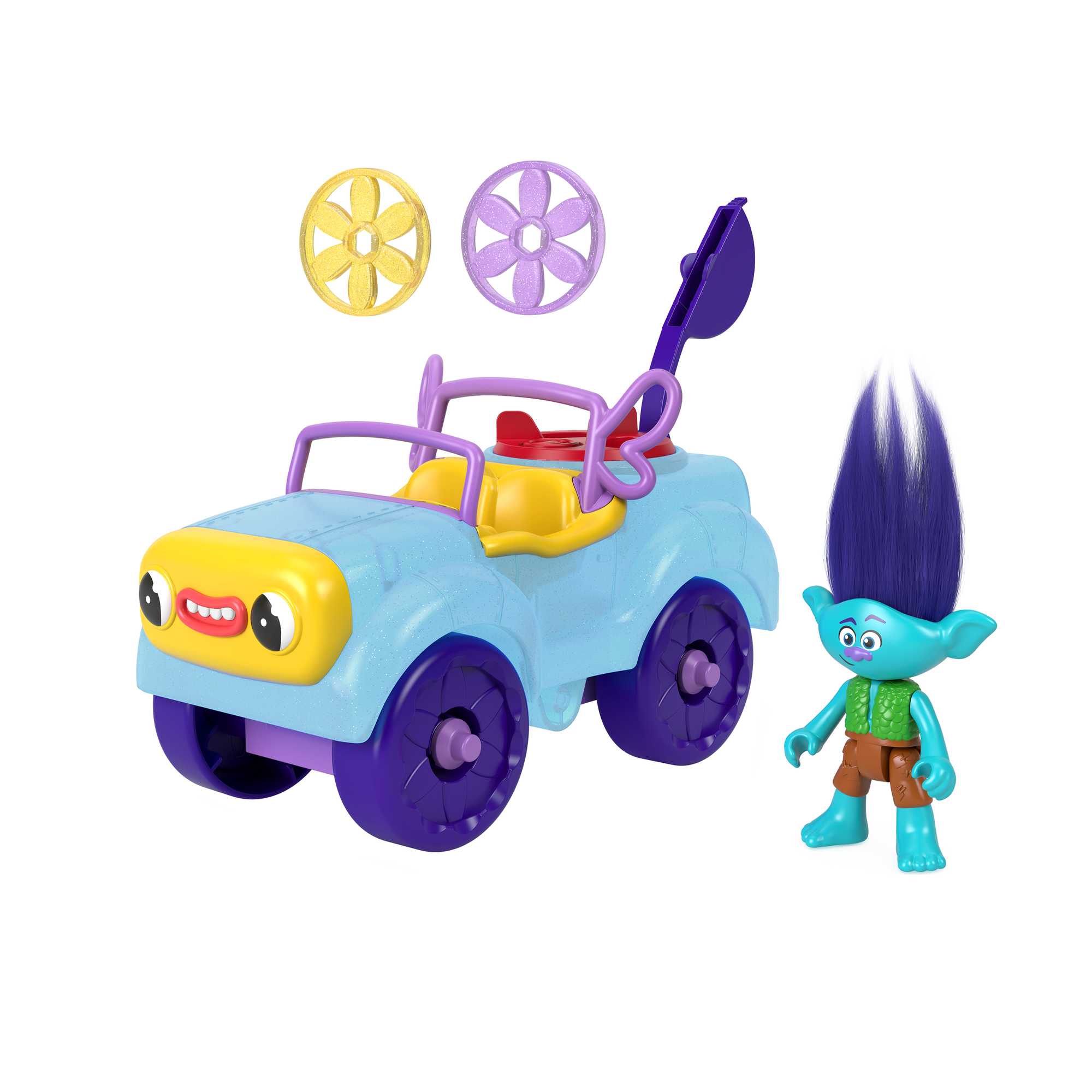 Imaginext Dreamworks Trolls Le Buggy de Branche, 4 Éléments - Image 5