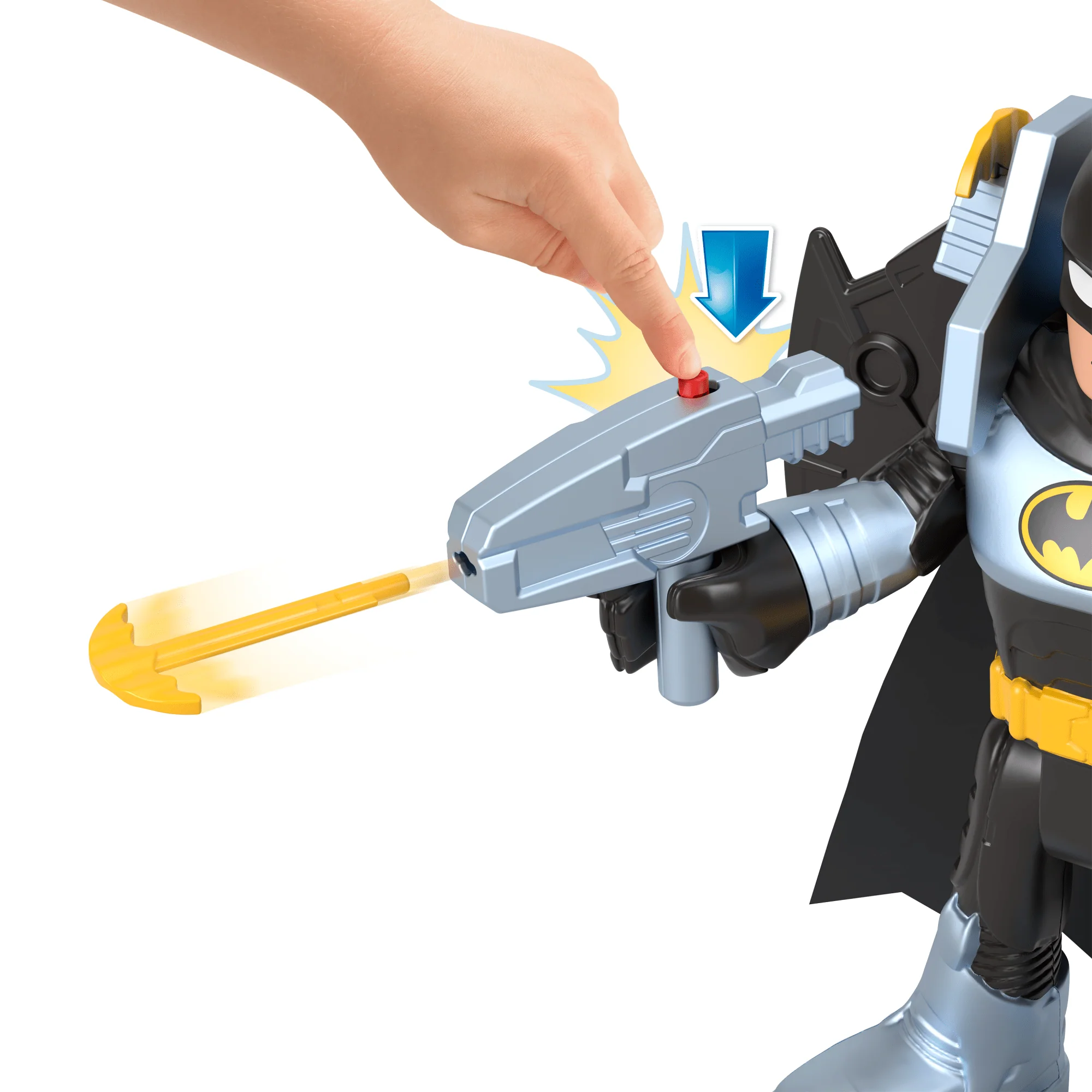 Imaginext-Batman Batglider Dc Super Friends-Figurine Xl - Image 4