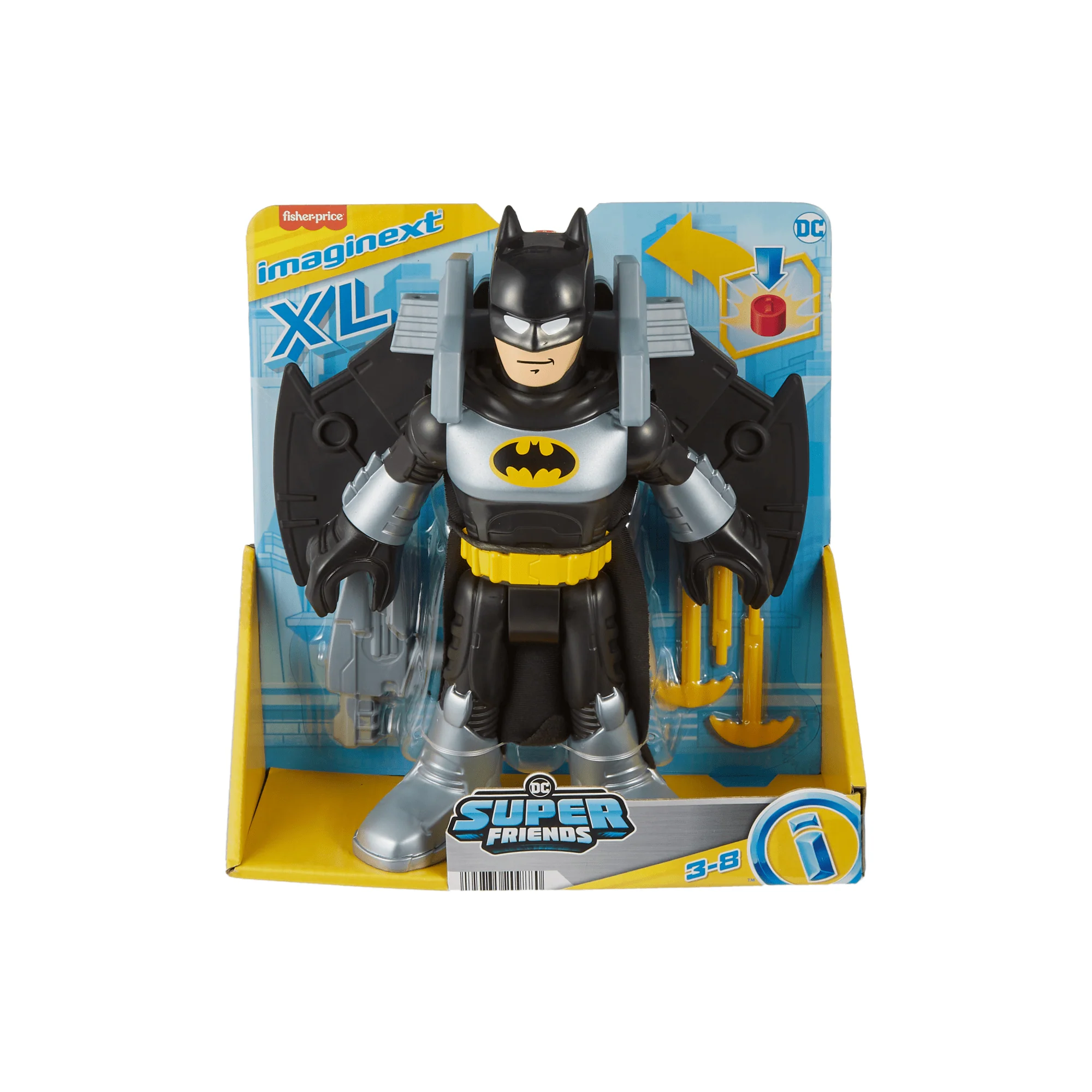 Imaginext-Batman Batglider Dc Super Friends-Figurine Xl - Image 6