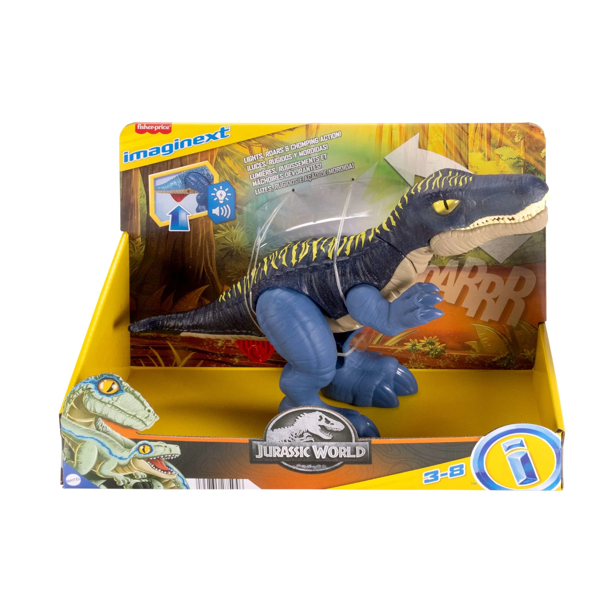 Imaginext Jurassic World Dinosaurio de Juguete Barynoyx - Image 6