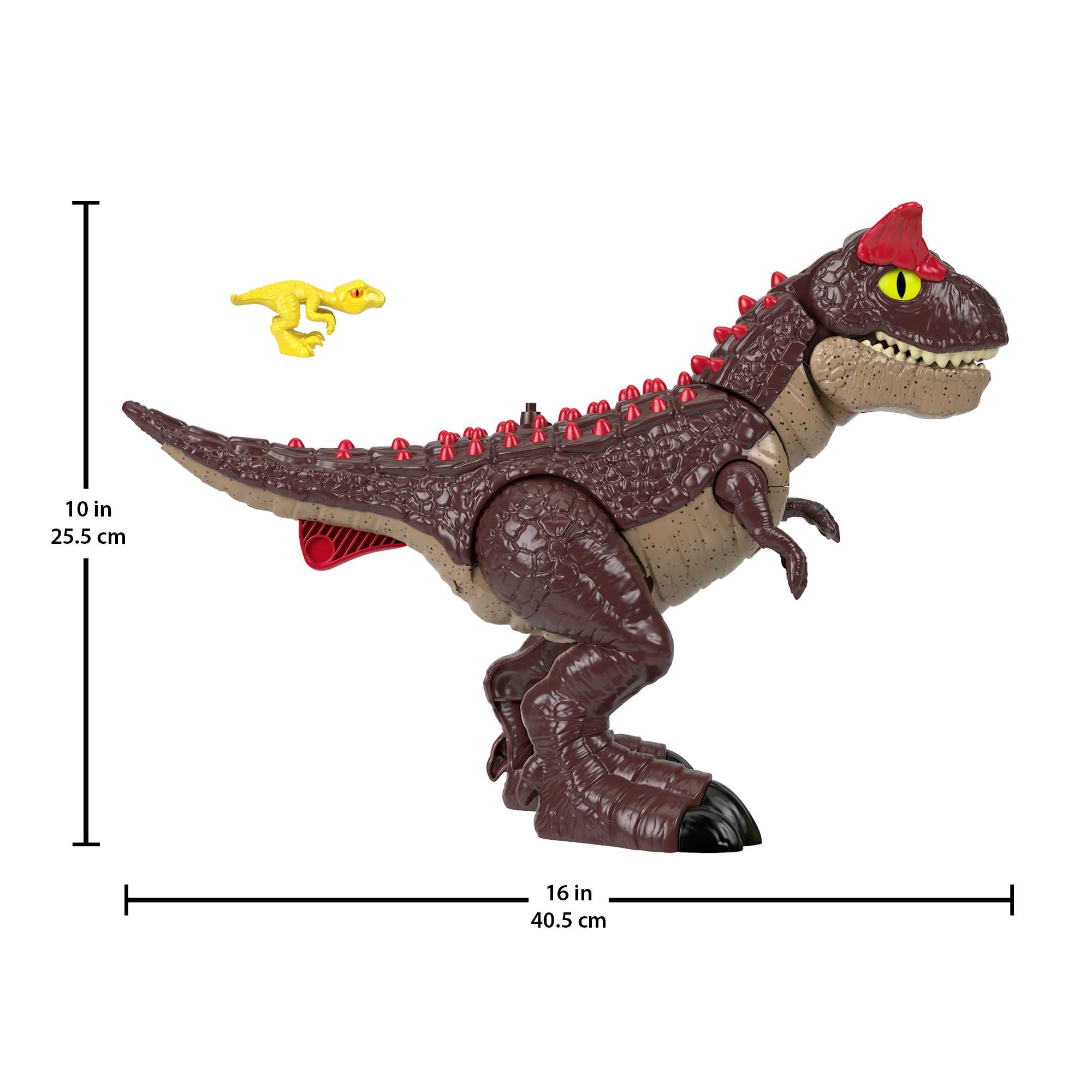 Imaginext Jurassic World Carnotaurus Dinosaur Toy With Spike Strike Action, 2-Piece Preschool Toys - Image 6