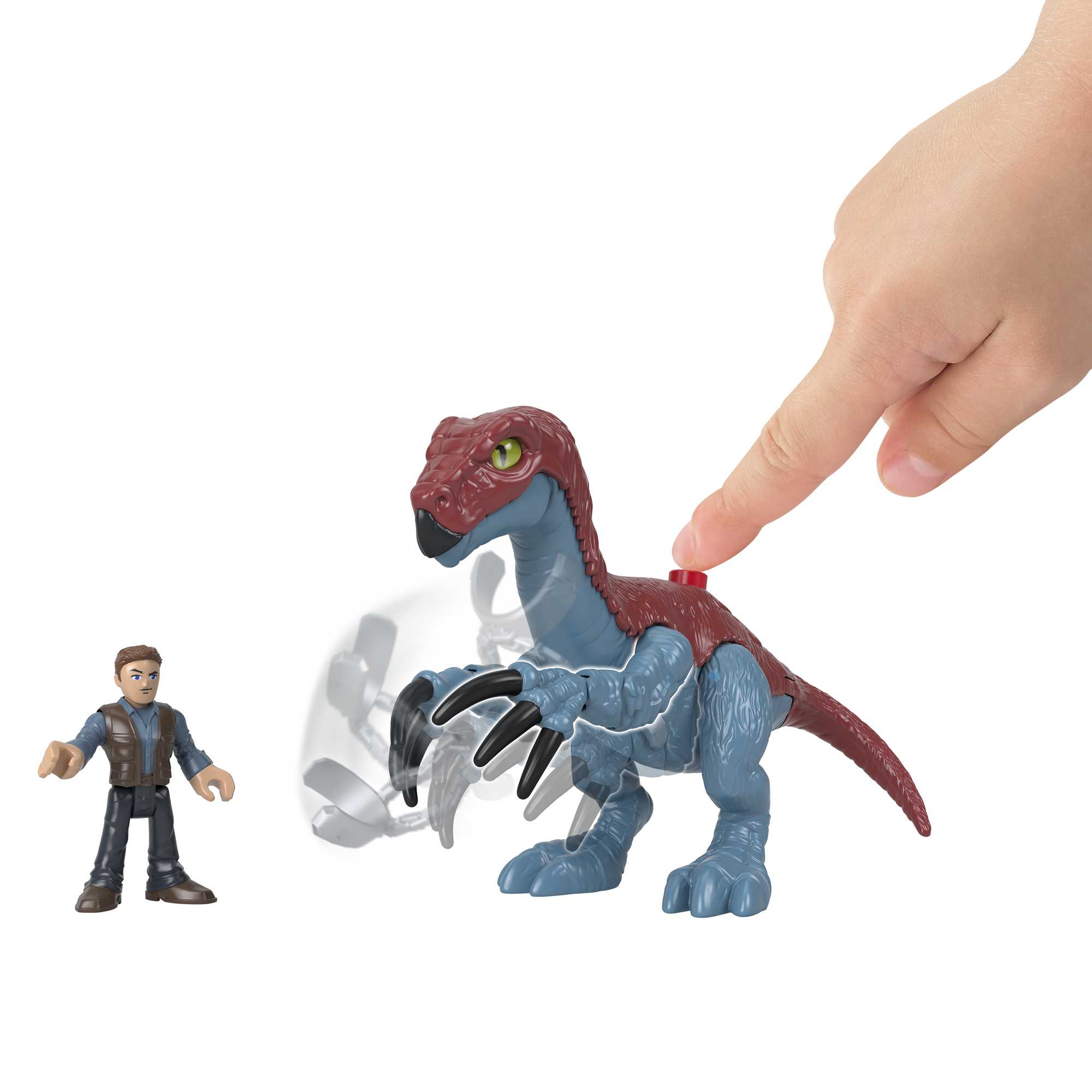 Imaginext Jurassic World therizinosaurus et Owen - Image 2