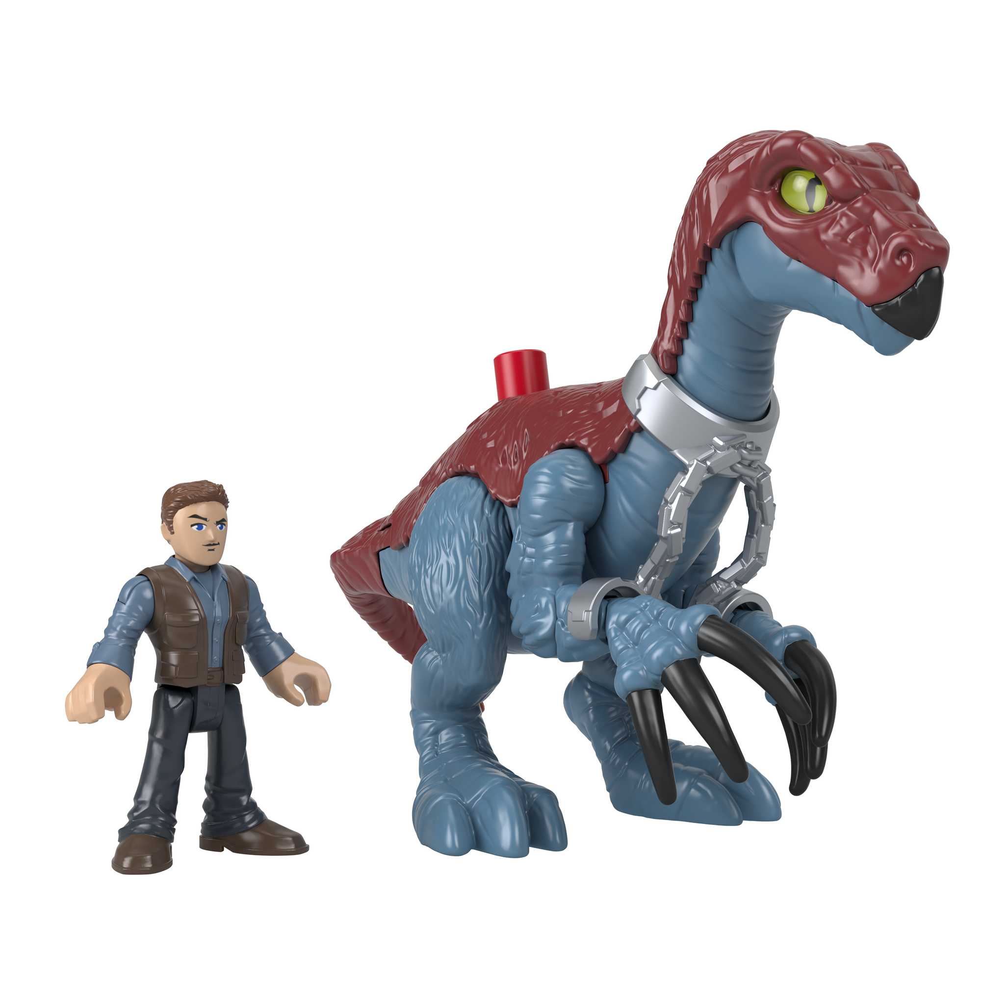 Imaginext Jurassic World therizinosaurus et Owen - Image 3