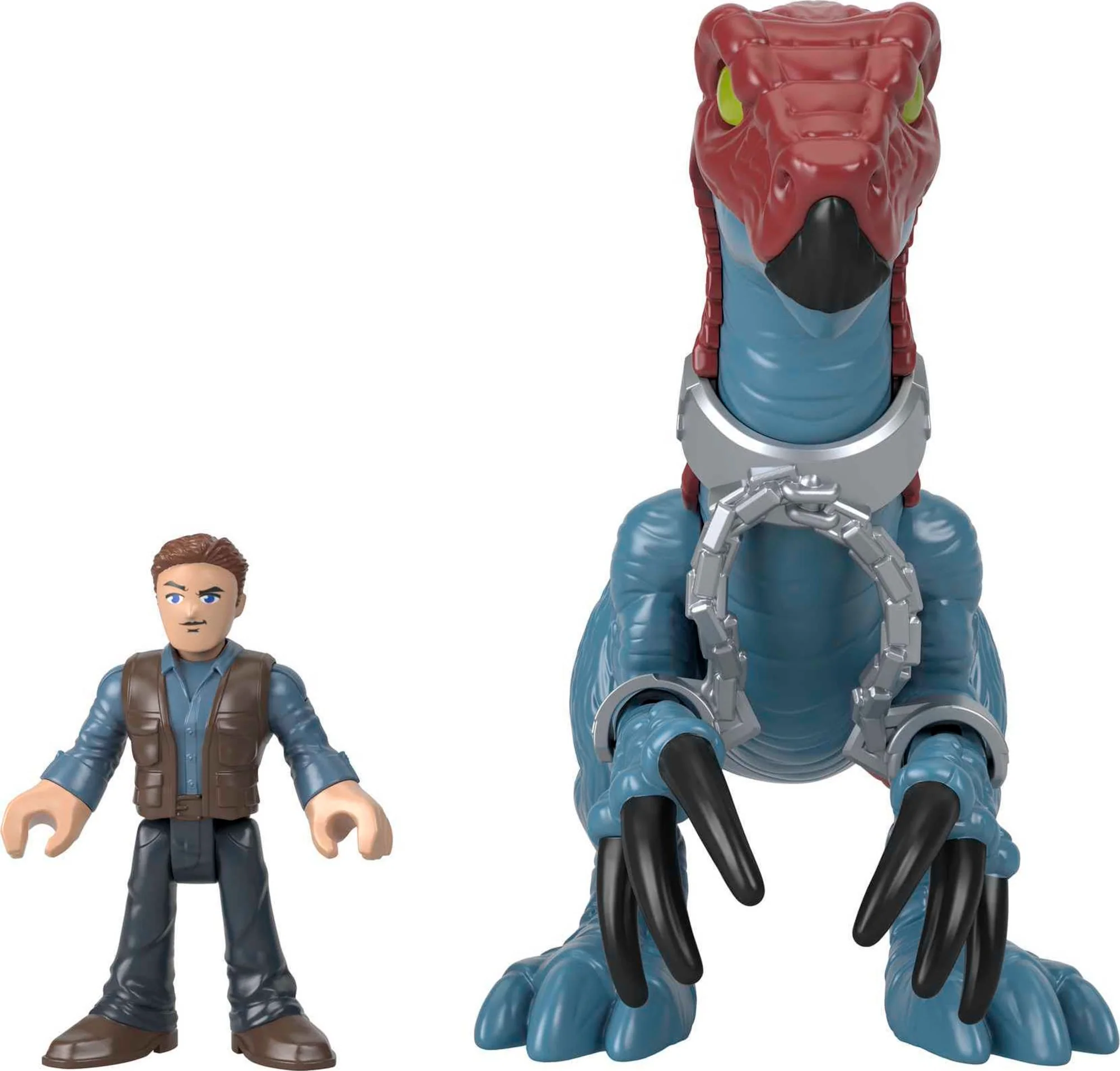 Imaginext Jurassic World therizinosaurus et Owen - Image 4