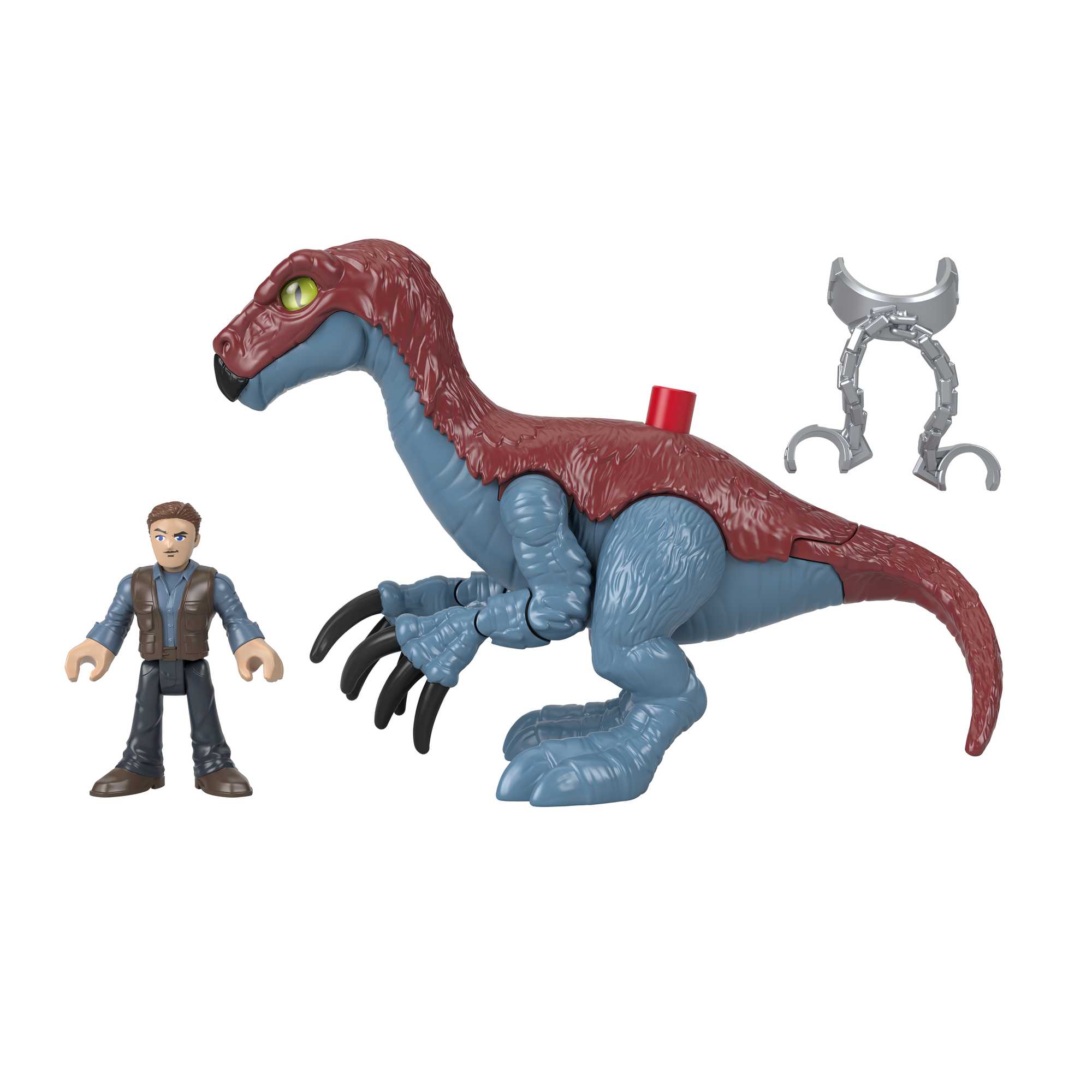 Imaginext Jurassic World therizinosaurus et Owen - Image 5
