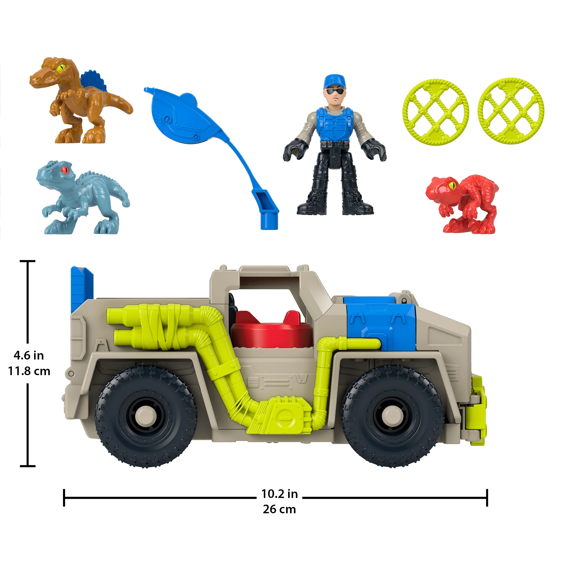 Imaginext Jurassic World Vehículo de Juguete Rastreadora de Dinosaurios - Image 5
