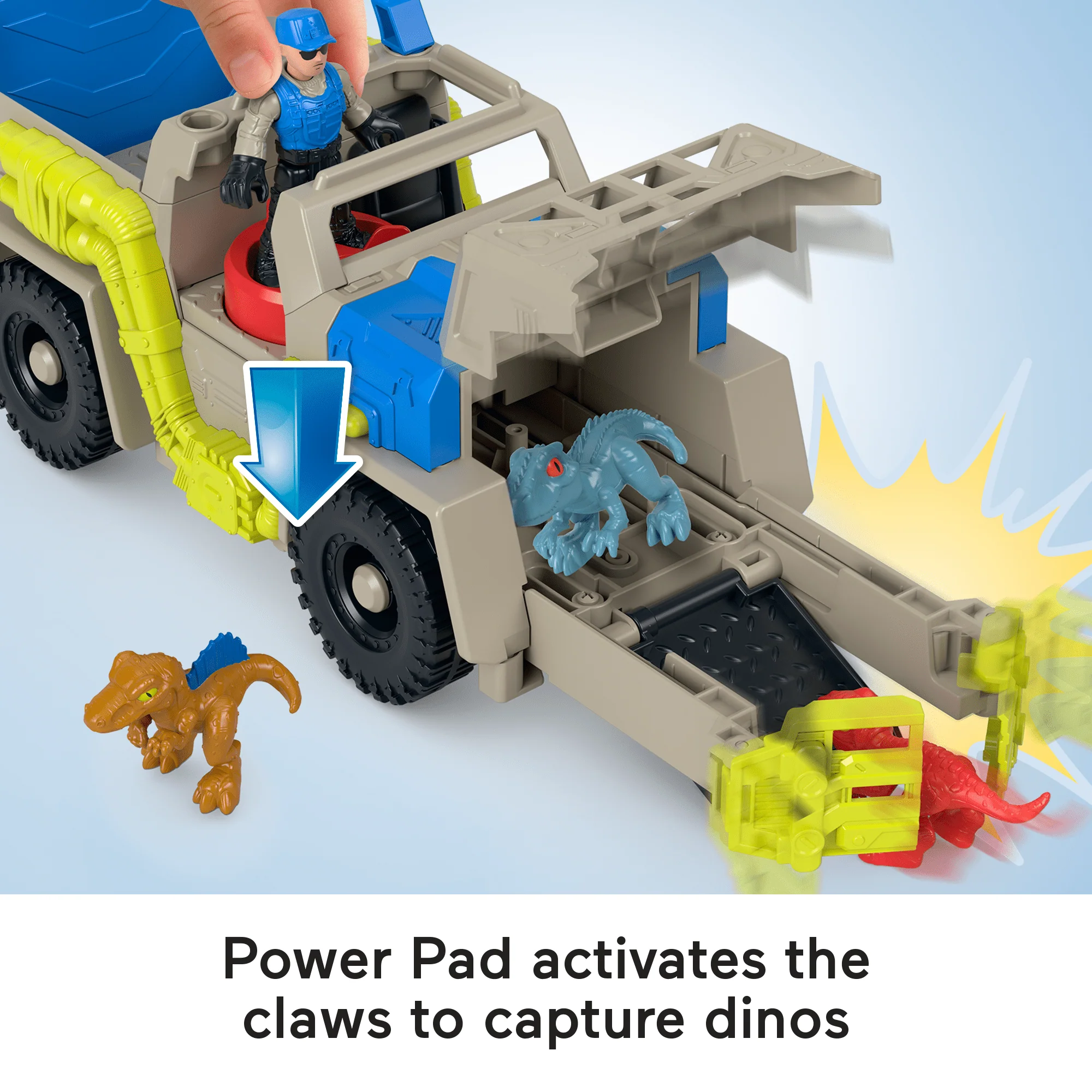 Imaginext Jurassic World Veículo de Brinquedo Rastreadora de Dinossauros - Image 4