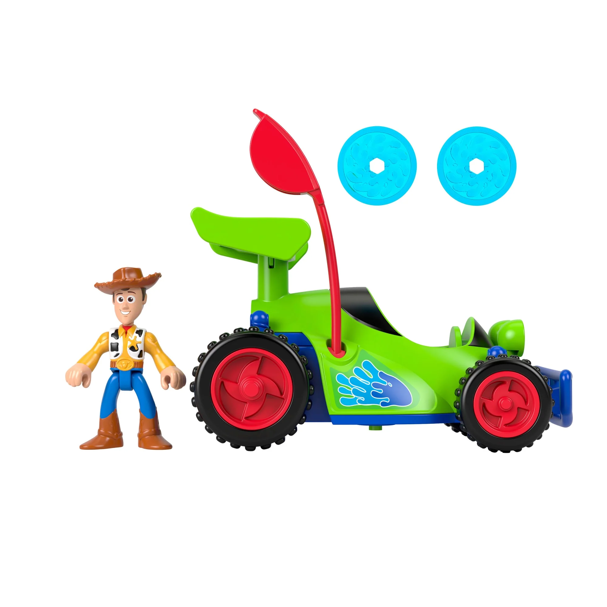 Imaginext Project Target Figura de Accion Pack con Woody y RC