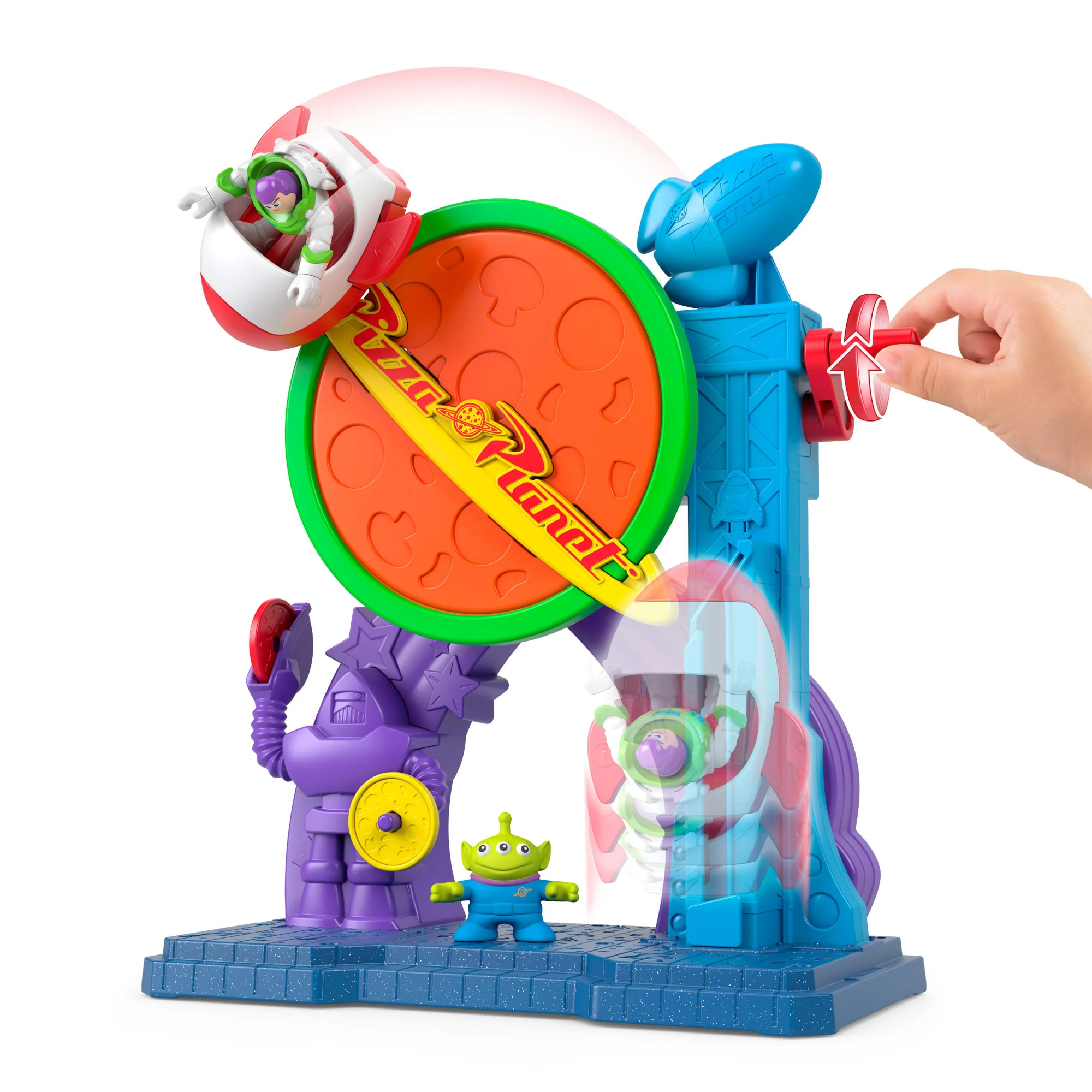 Imaginext Project Target Set de Juego Set de Pizza Planet con Buzz y Alien - Image 3
