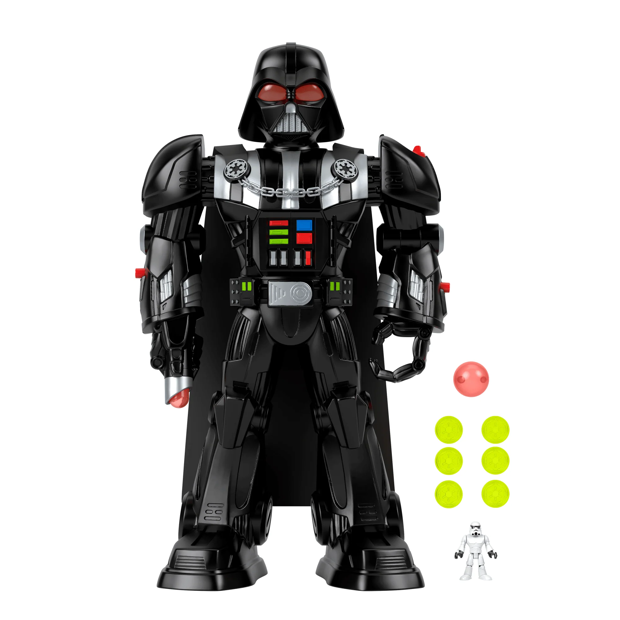Imaginext Star Wars Robot Dark Vador, 60+ Cm, Clé Stormtrooper - Image 5