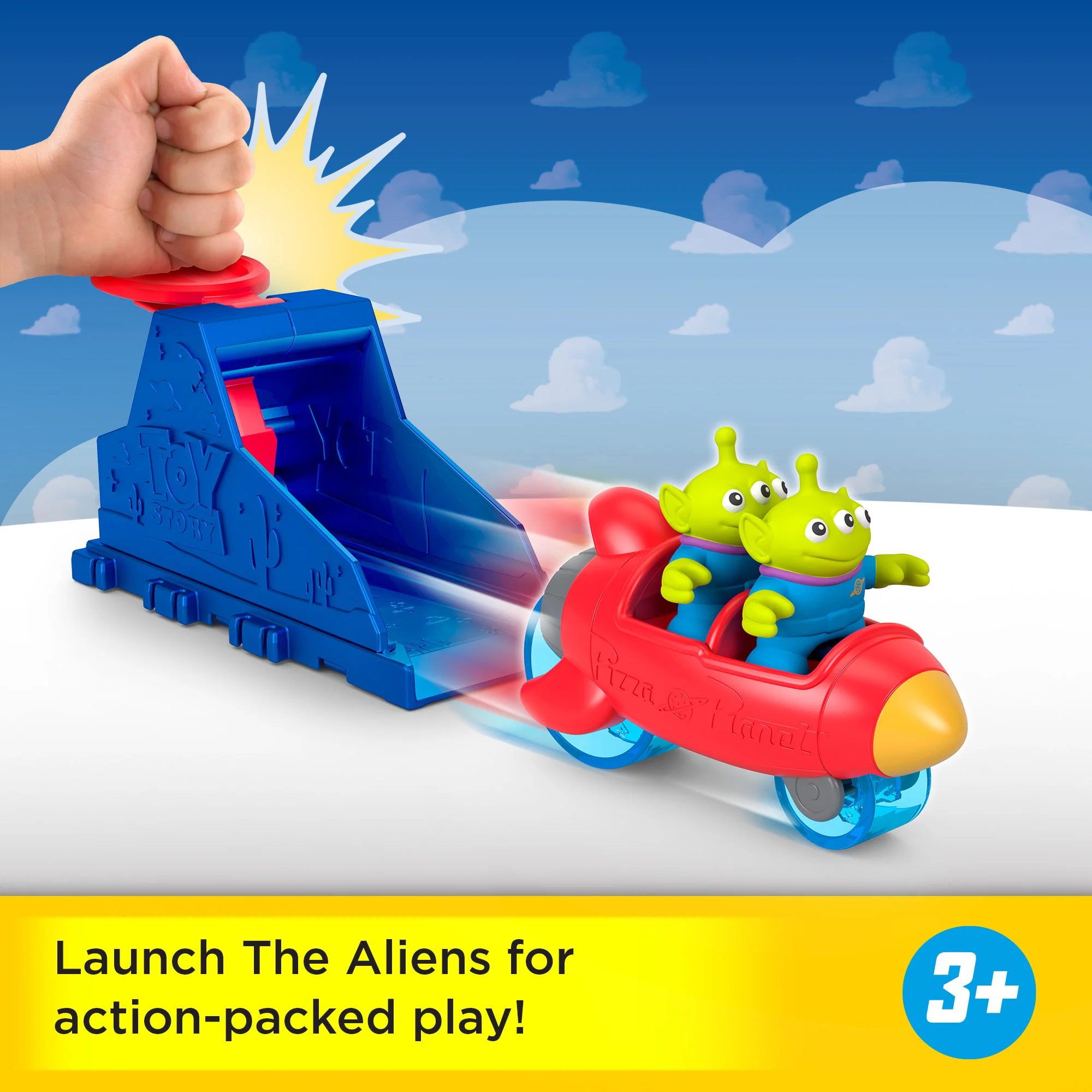 Imaginext Launcher Set With Alien Figures, Inspired By Disney And Pixar Toy Story - Image 2