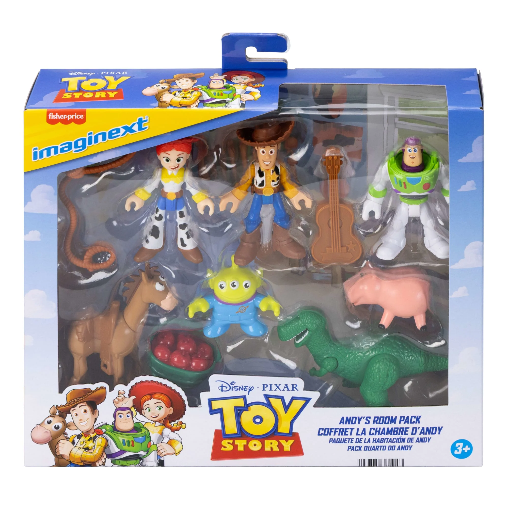 Imaginext Disney And Pixar Toy Story Andy's Room Pack, Set With 7 Action Figures & 3 Accessories - Image 6