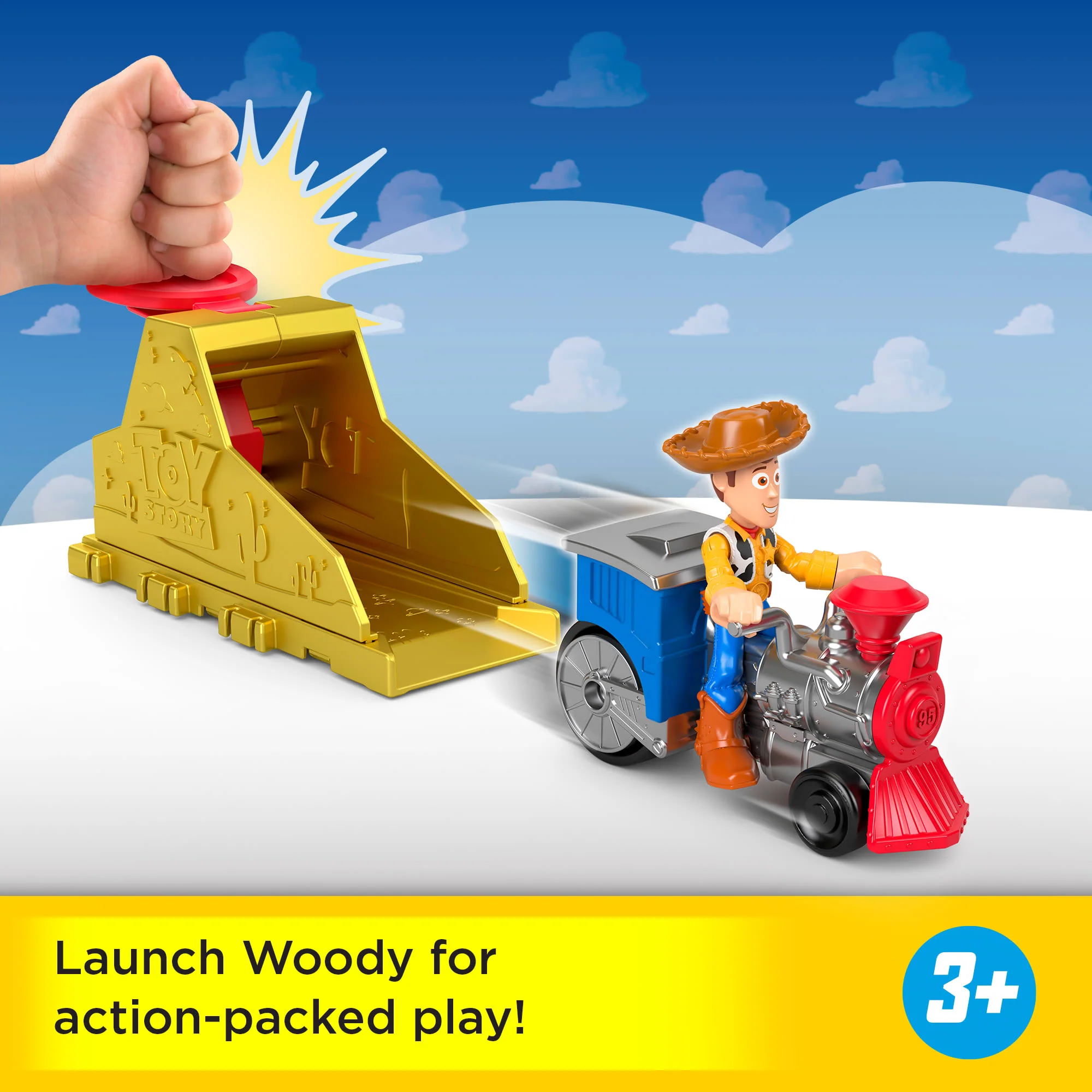 Imaginext Launcher Set With Woody Figure, Inspired By Disney And Pixar Toy Story - Image 4