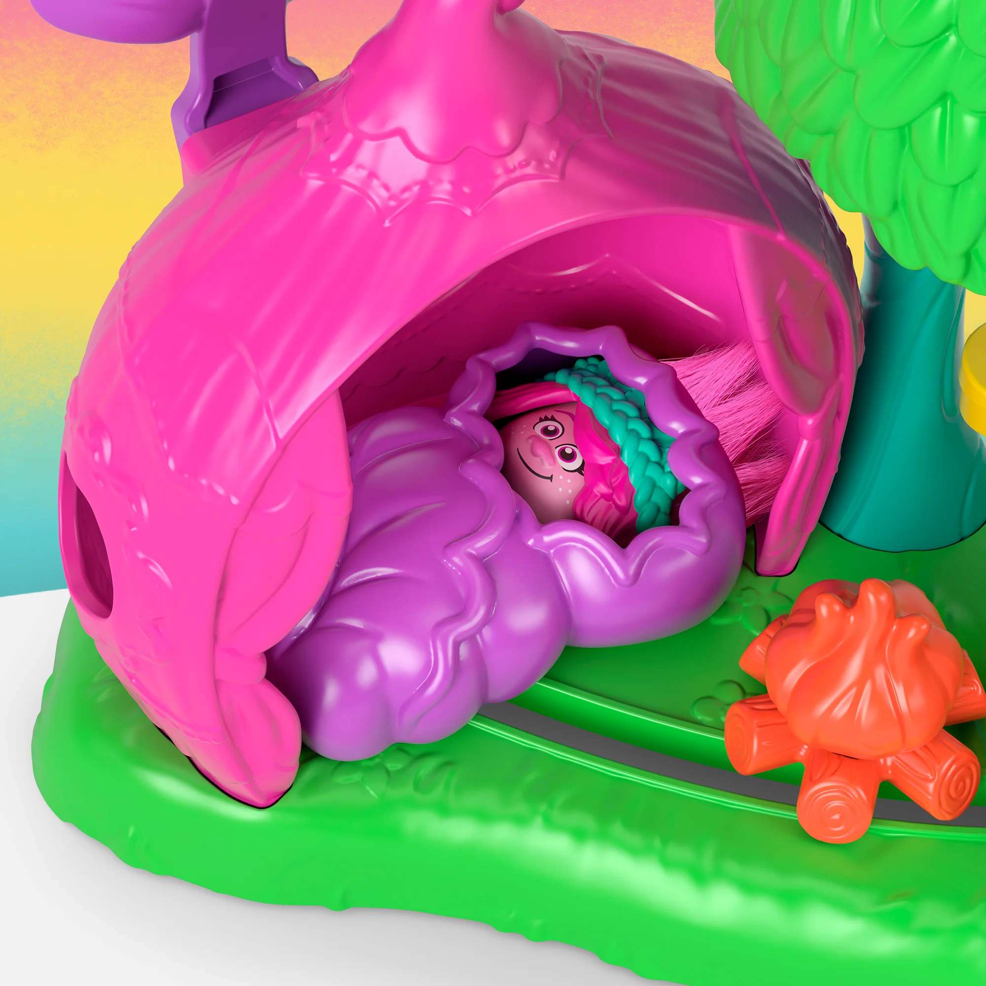 Imaginext  Dreamworks Trolls  Coffret  Camping Fleurs Souriantes - Image 2