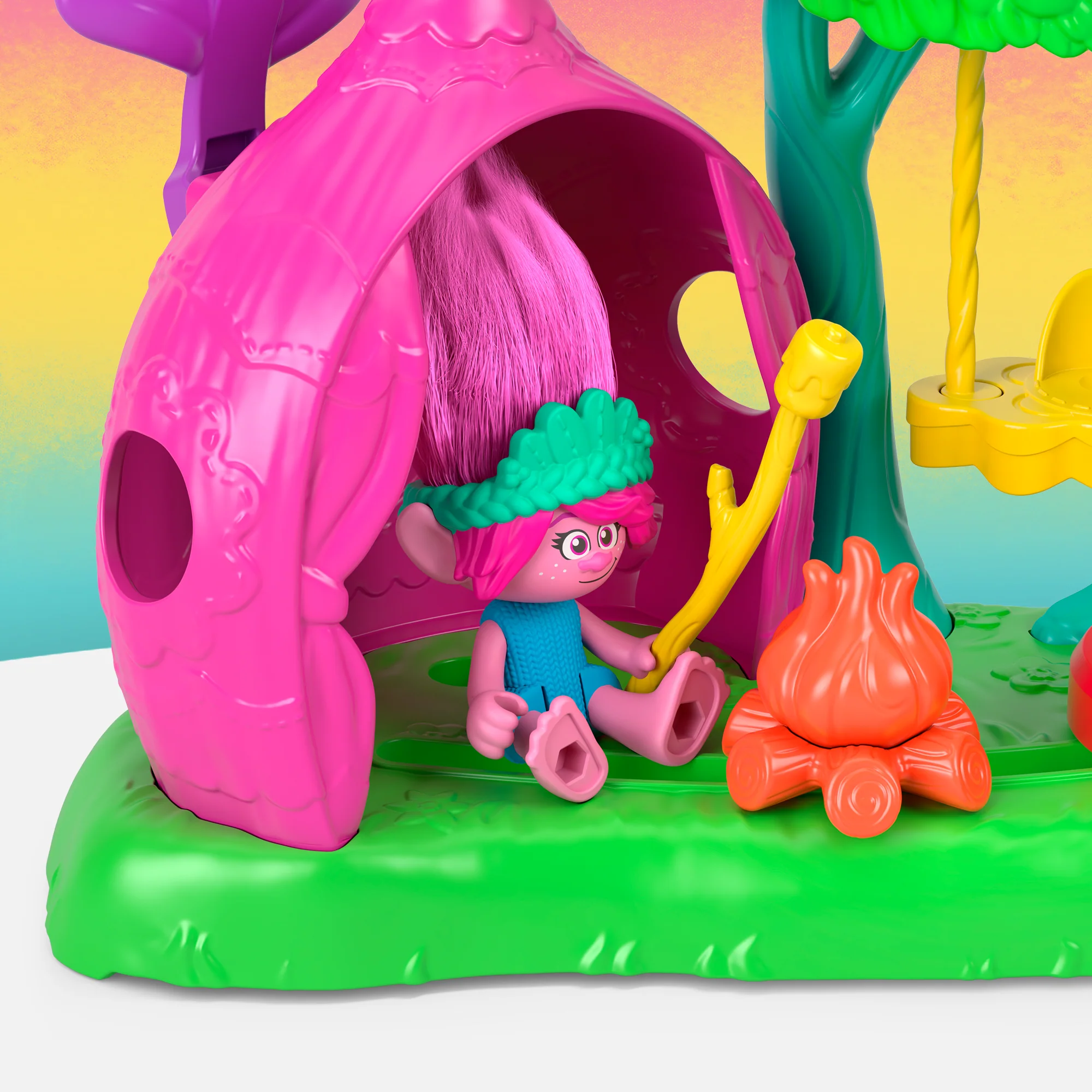 Imaginext  Dreamworks Trolls  Coffret  Camping Fleurs Souriantes - Image 3