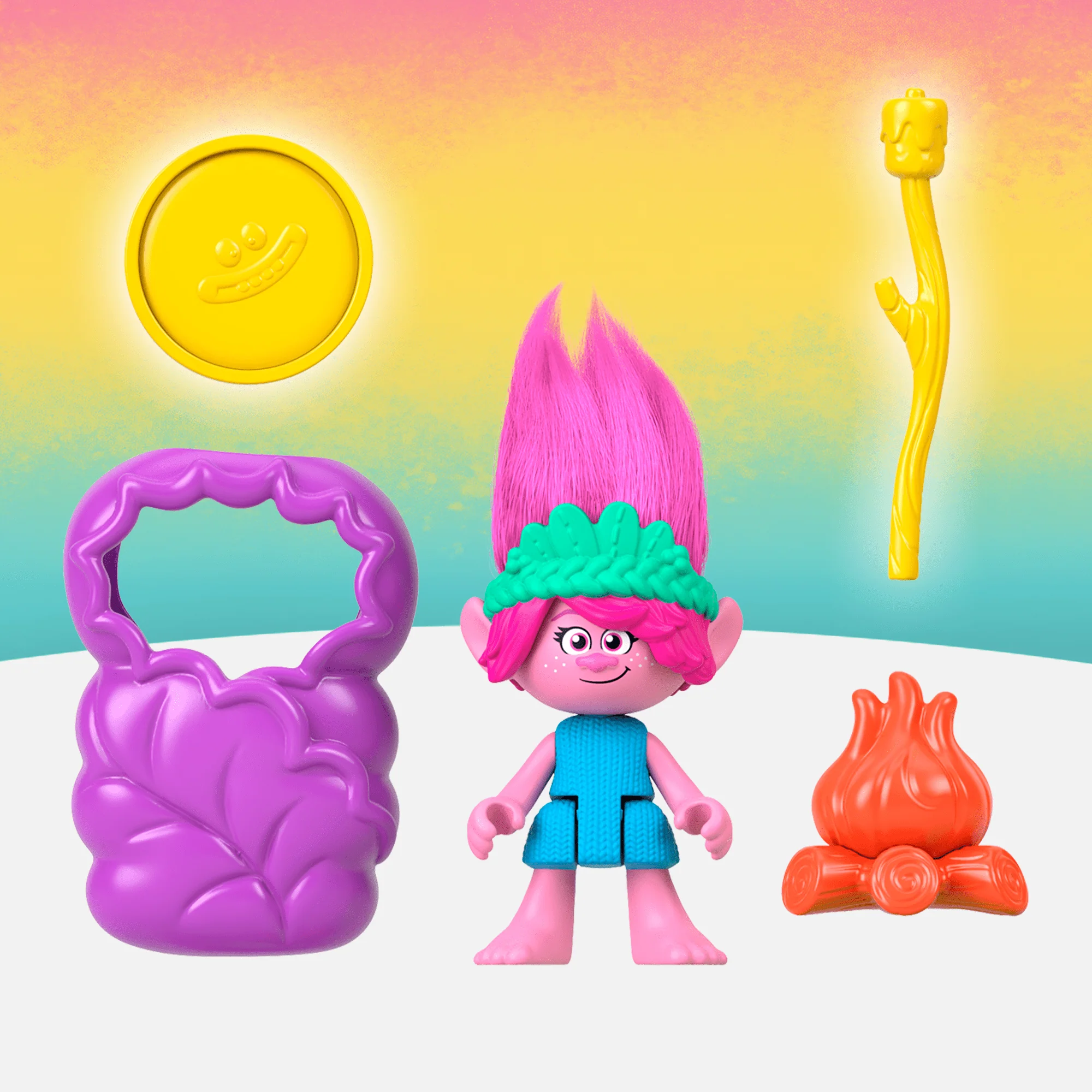 Imaginext  Dreamworks Trolls  Coffret  Camping Fleurs Souriantes - Image 4