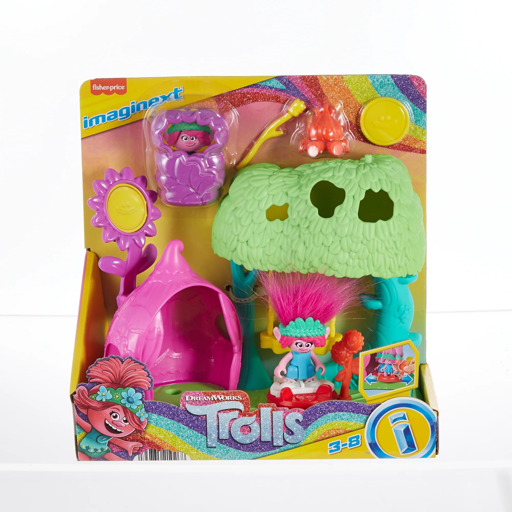 Imaginext  Dreamworks Trolls  Coffret  Camping Fleurs Souriantes - Image 5