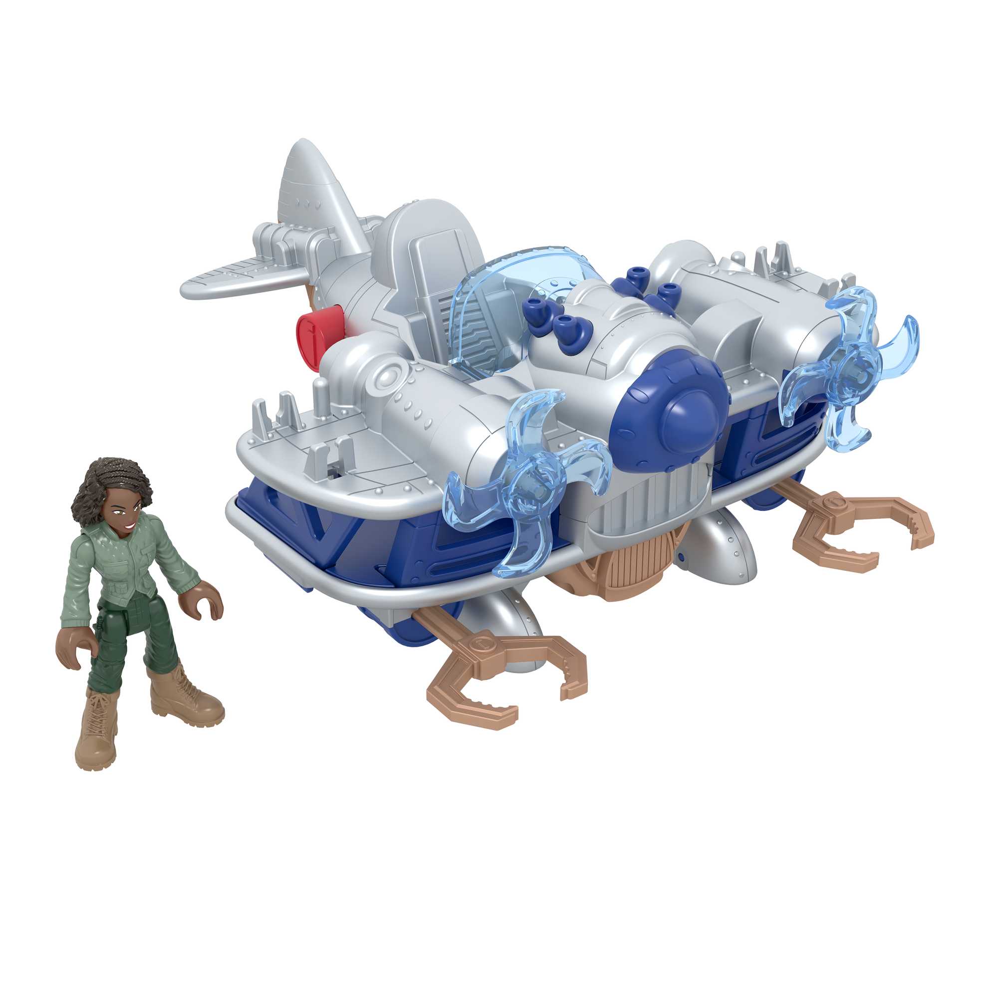 Imaginext-Jurassic World-Kayla et Son Avion-Coffret 4Éléments - Image 2