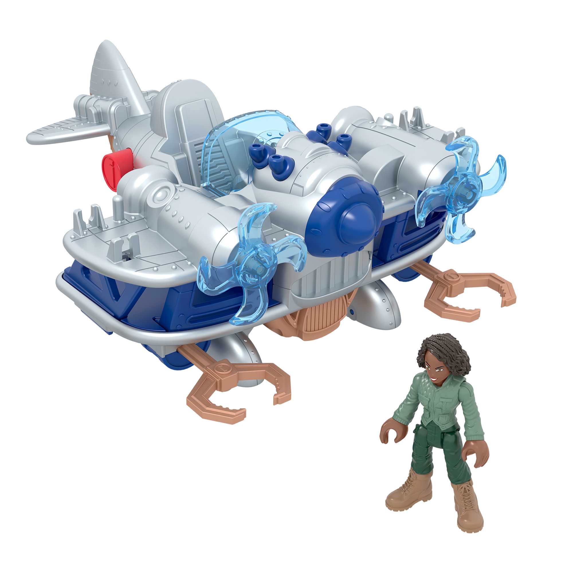 Imaginext-Jurassic World-Kayla et Son Avion-Coffret 4Éléments - Image 6